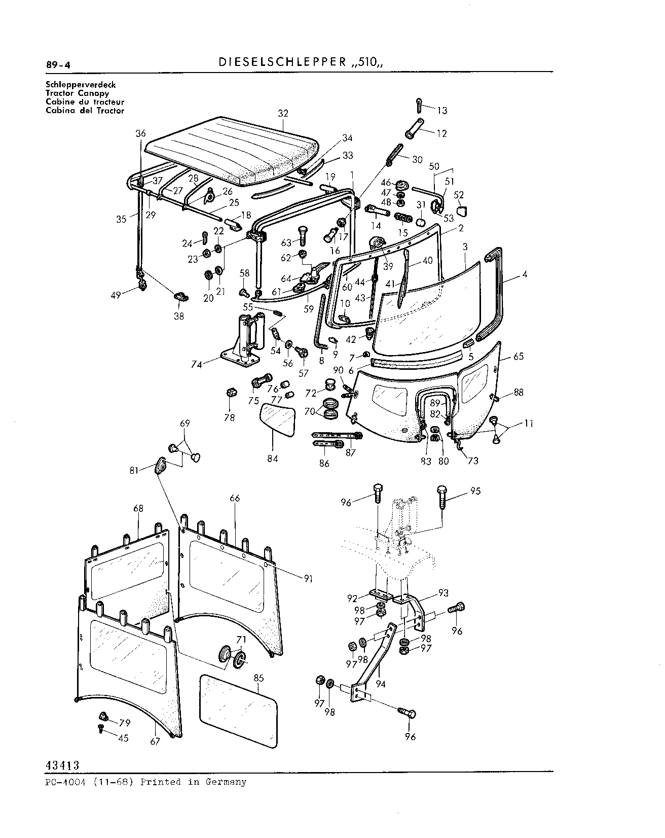 Tractor Canopy (Continued)