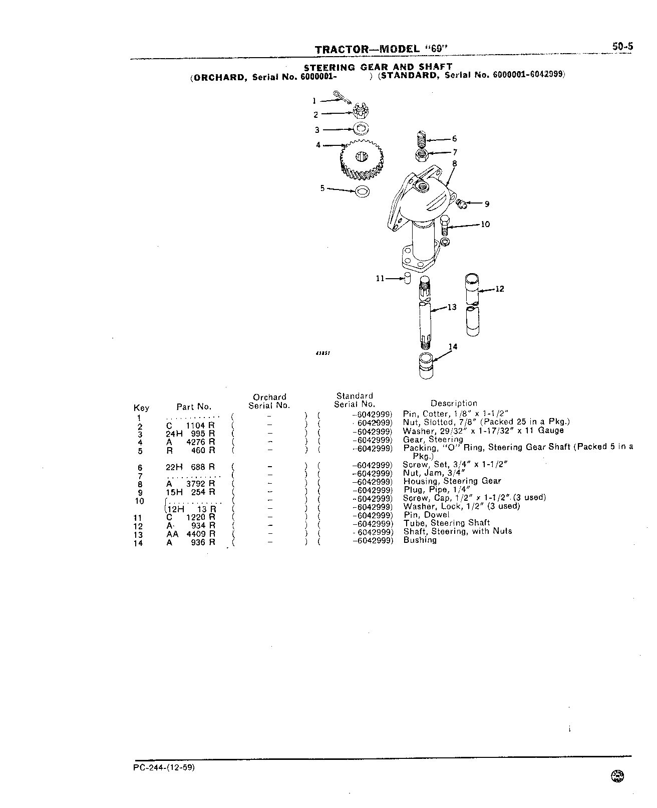 Section 50-Steering Mechanism, Front End Equipment,and Rear Wheels (Continued)