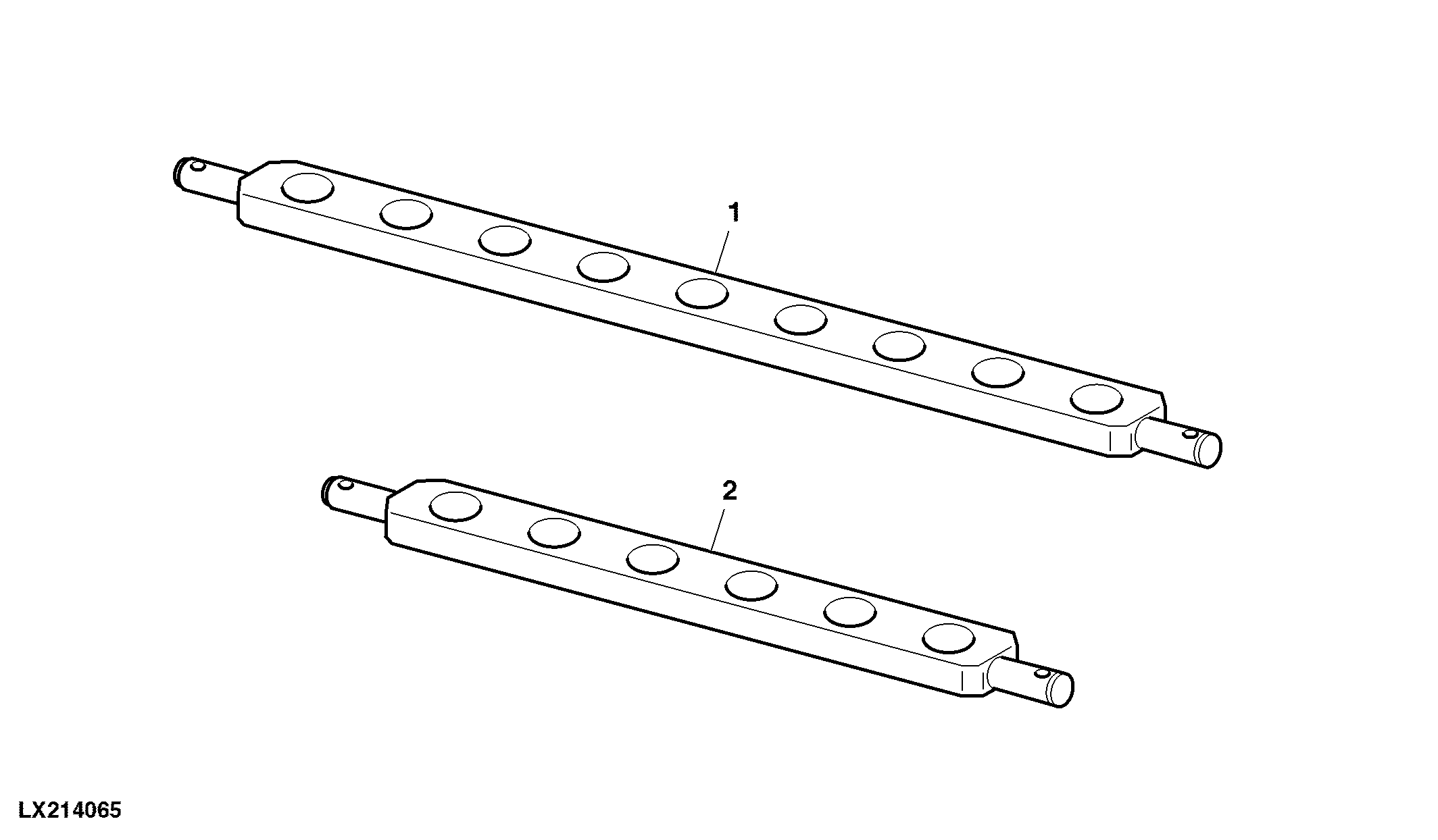 Drawbar, Horizontal