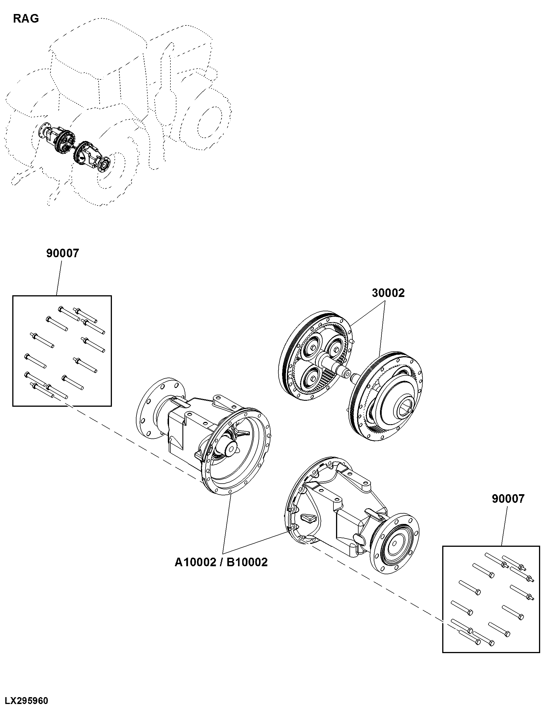 RAG Axle Assemblies, Rear