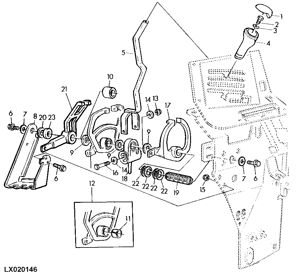RANGE SHIFTING (POWRQUAD WITH REVERSER CONTROL AT SHIFT CONSOLE)