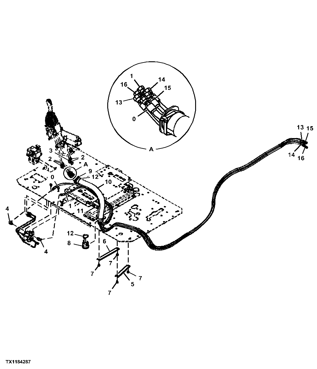 Pilot Lines, Pilot Signal Manifold to Left Pilot Controller