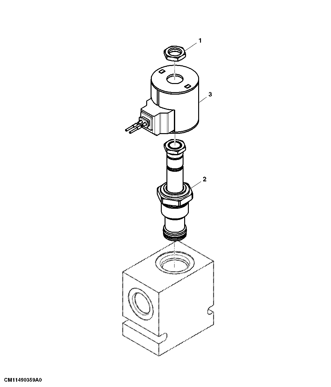 Valve-Crop Divider Float(Option 7800) (100601 - )