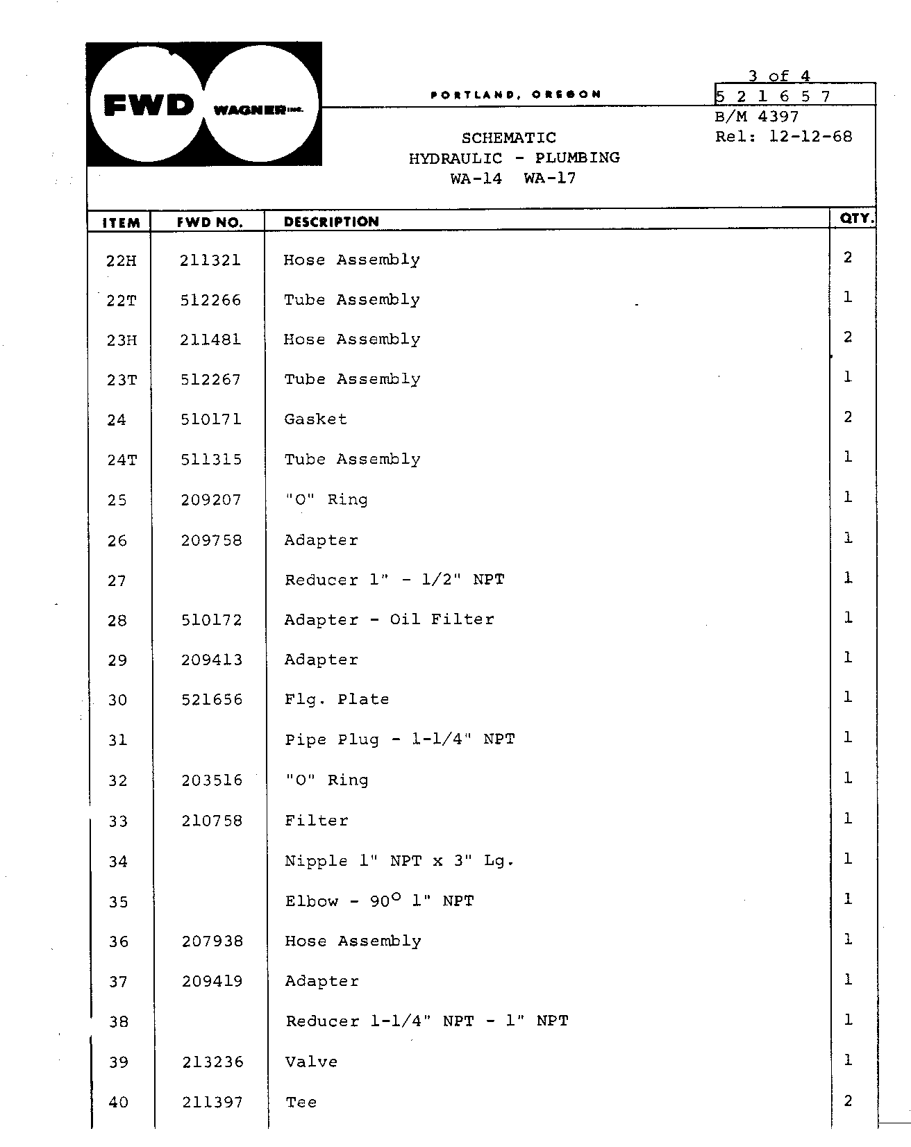 Section 70 - Hydraulics Implement & Vehicle Schematic (Continued)