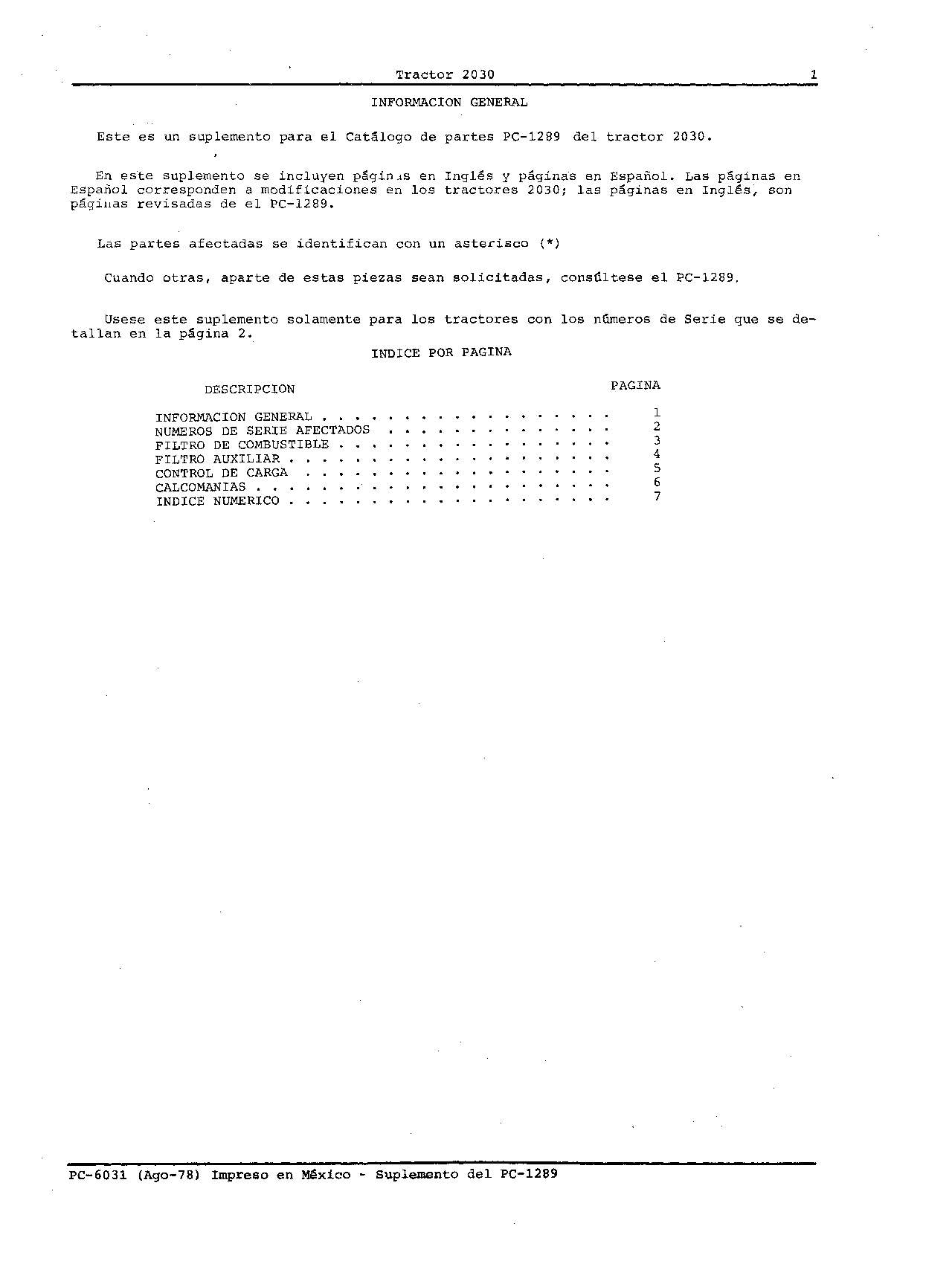 Informacion General