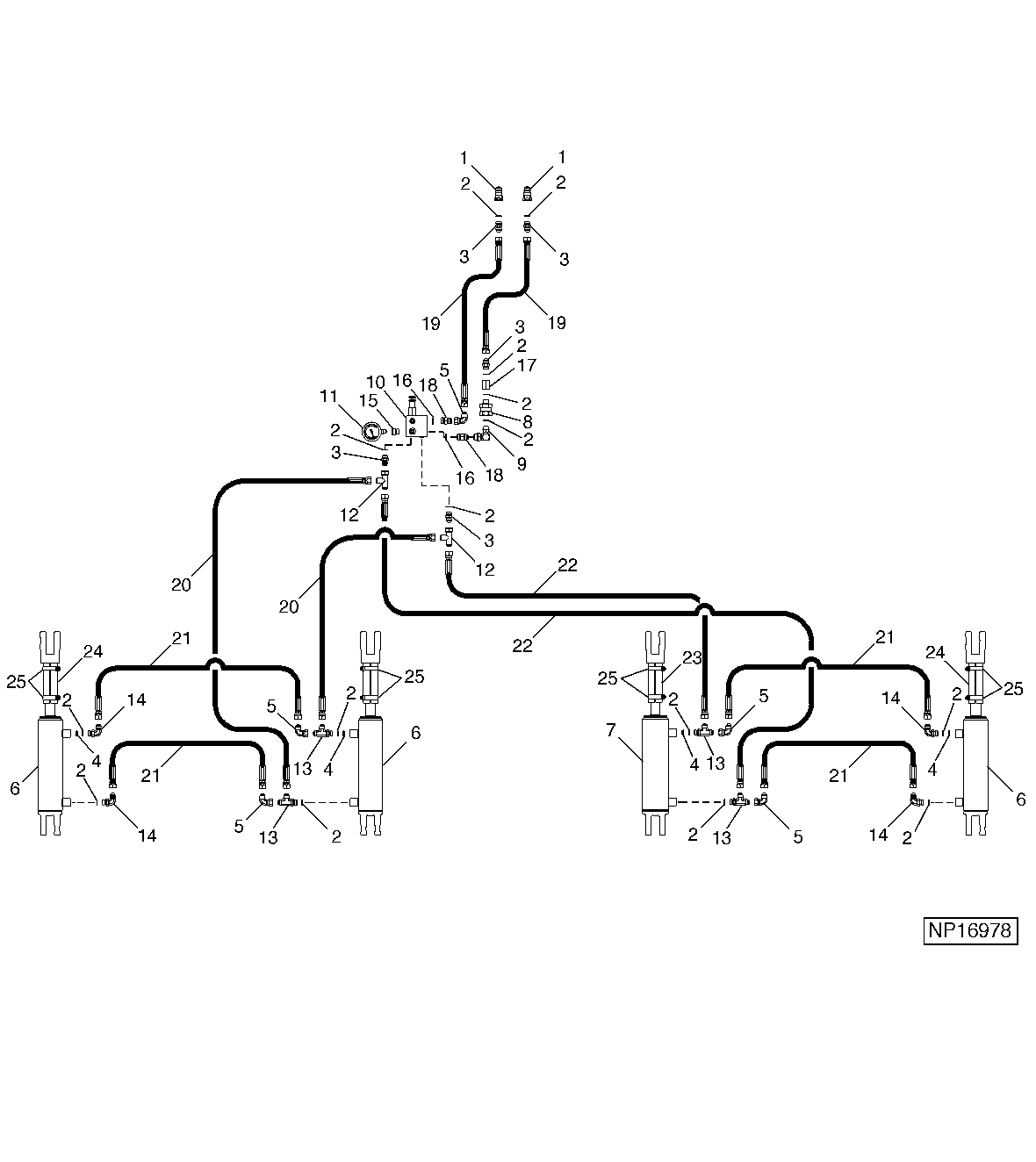 Coulter Gang Down Pressure Control Hydraulics ( - 2000)