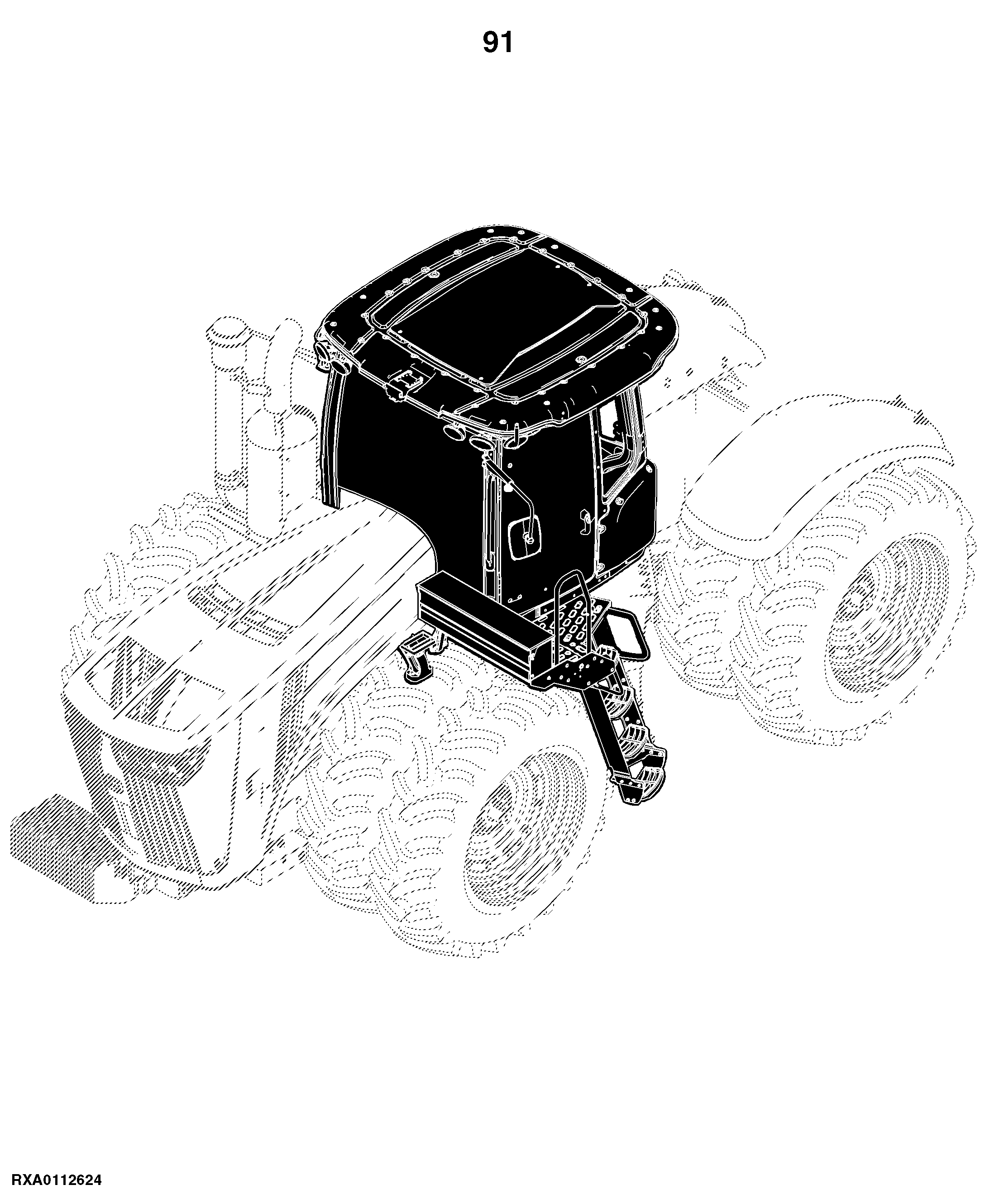 9360R Tractor (S.N. 000101 - 014999)(Worldwide Edition)