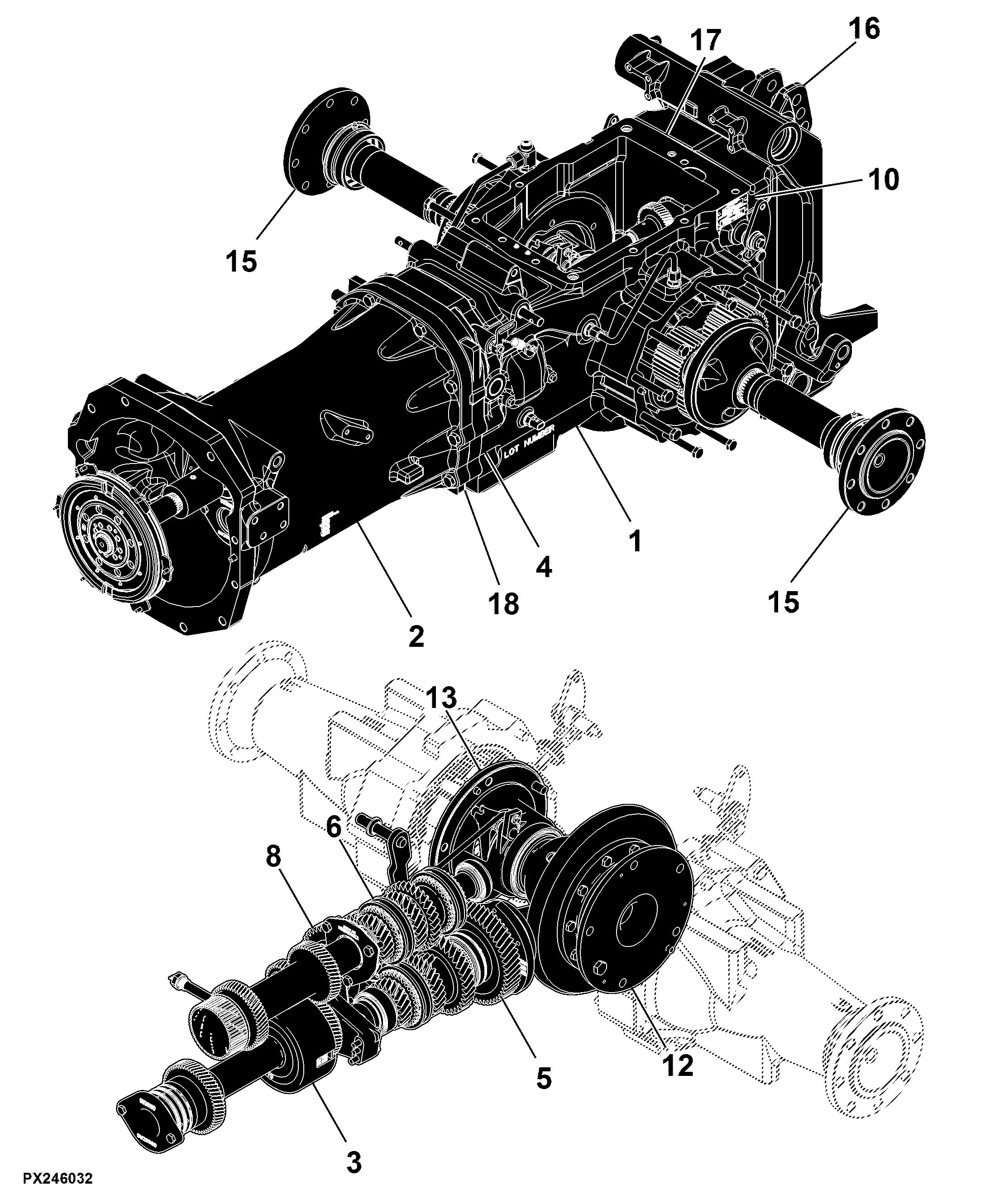 51 PowrReverser™ Plus Transmission, 24 X 12, 2WD
