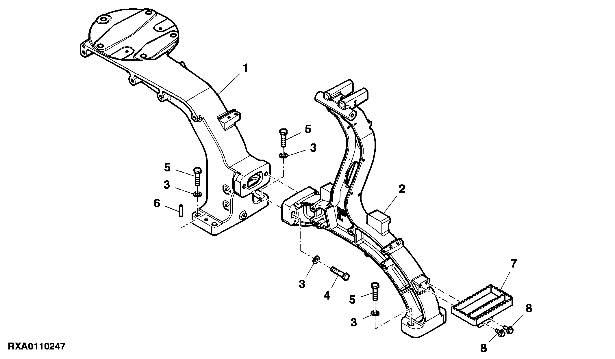 Support, Exhaust Pipe / After Treatment Device