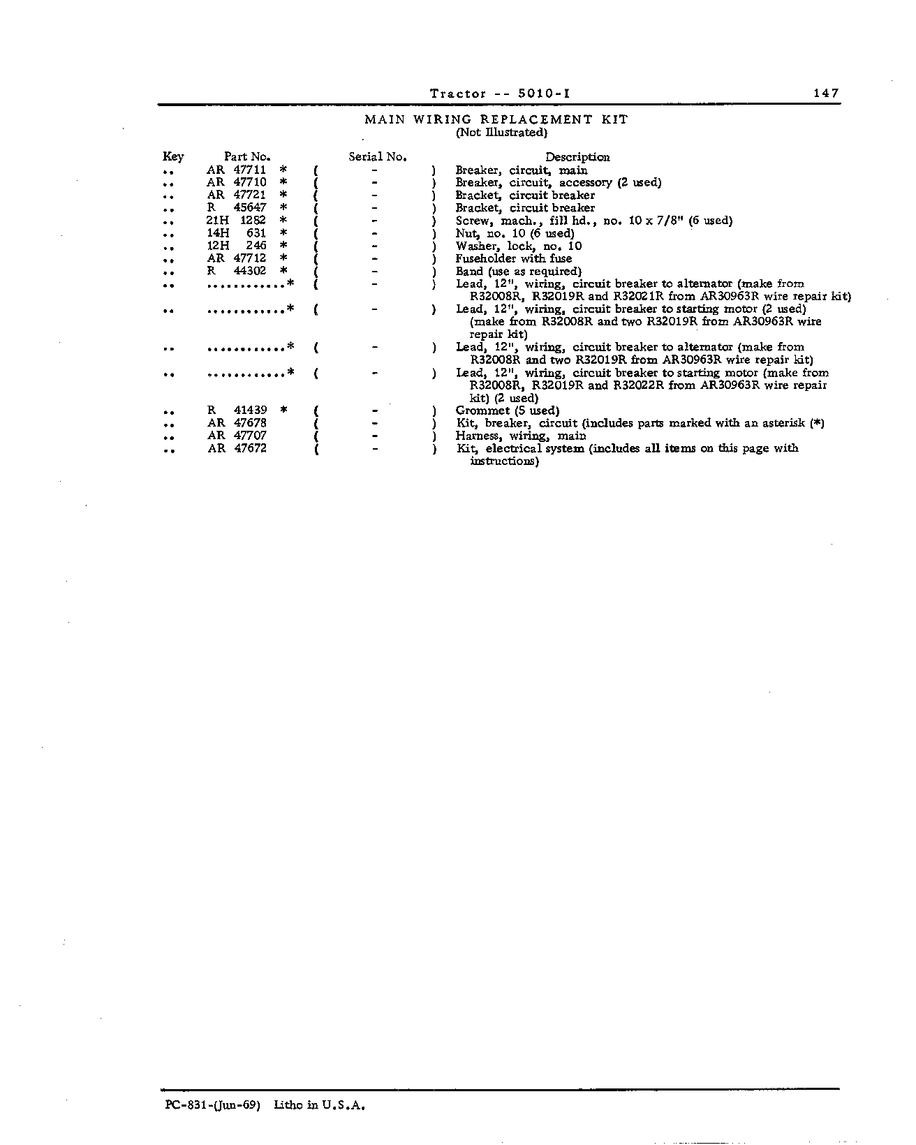 Electrical System (Continued)