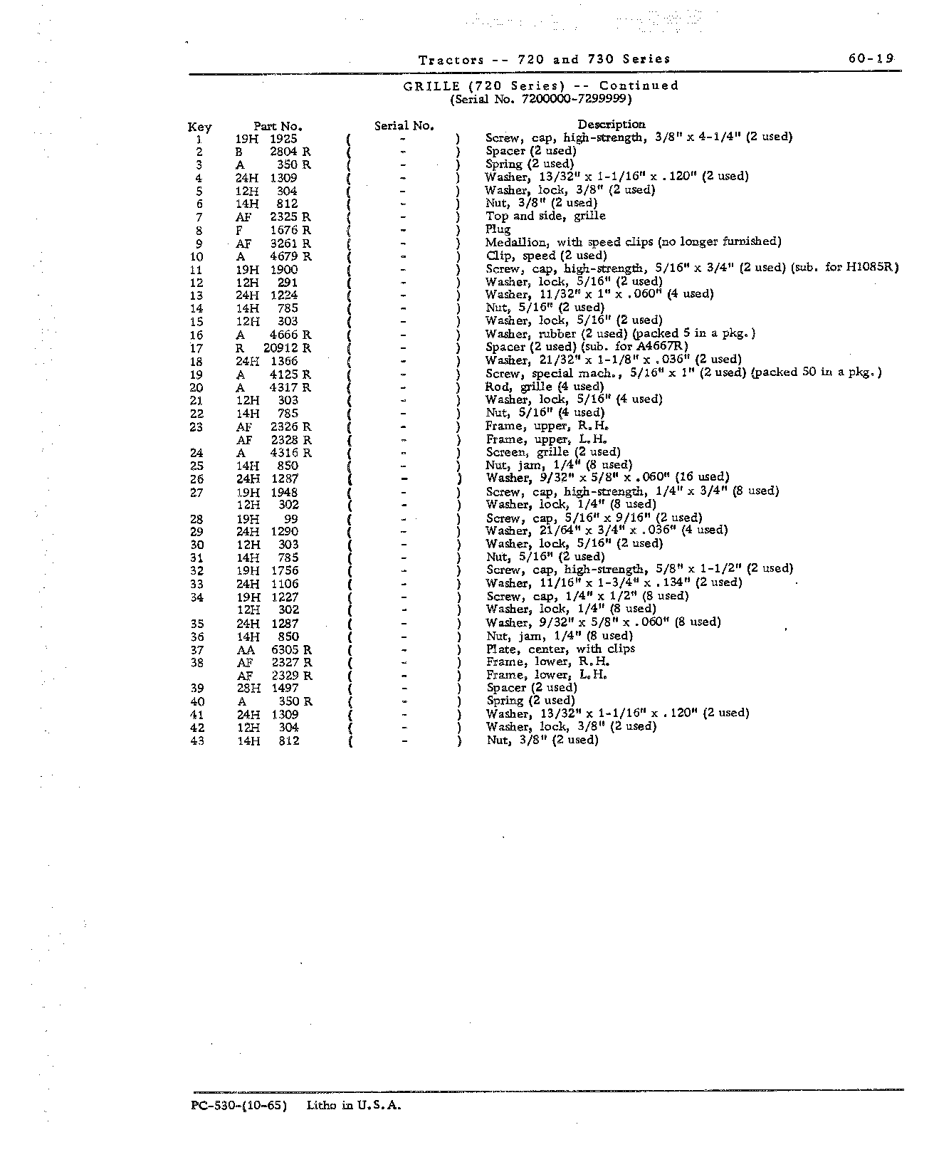 Grille (Continued)