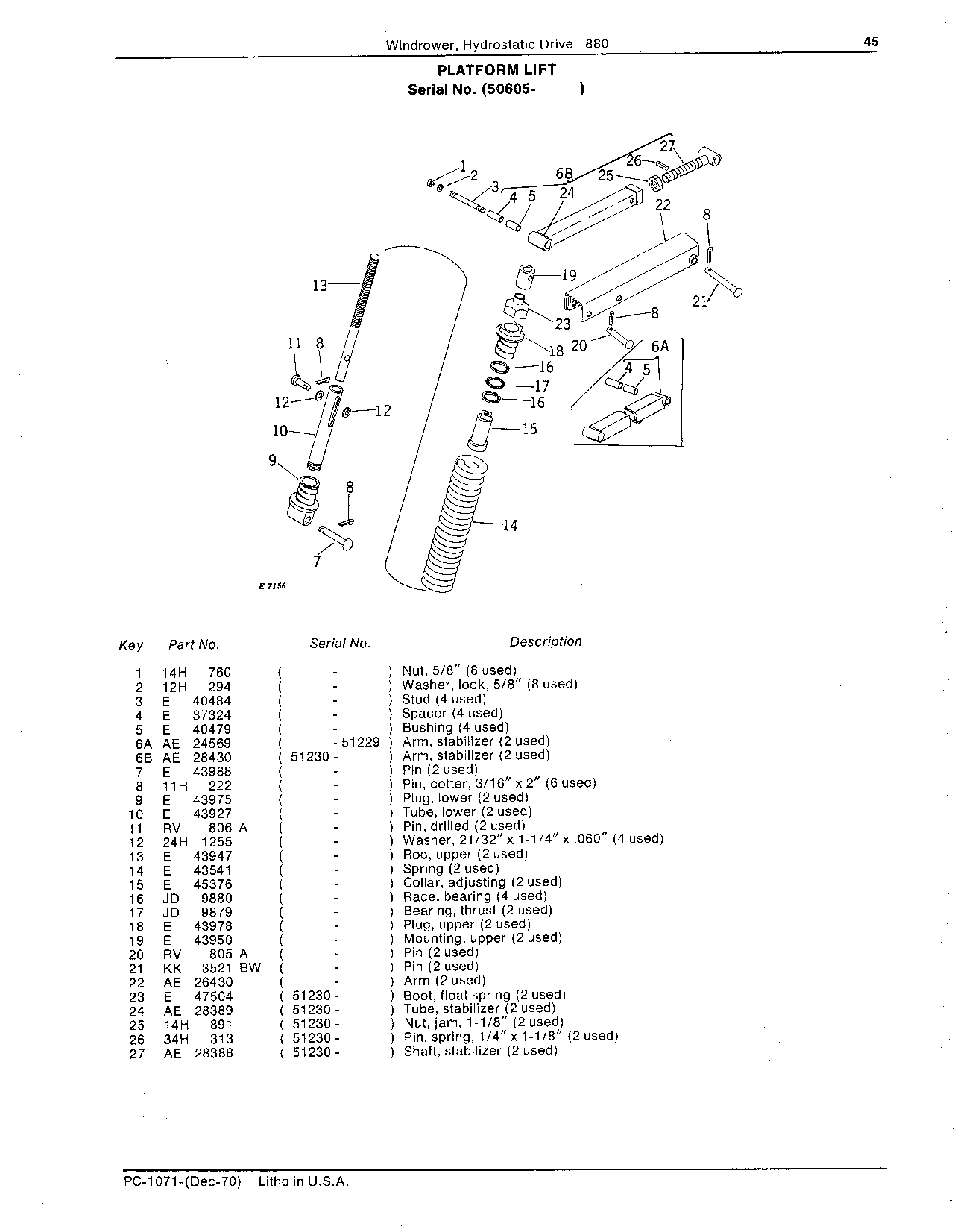 Arm, stabilizer (Continued)
