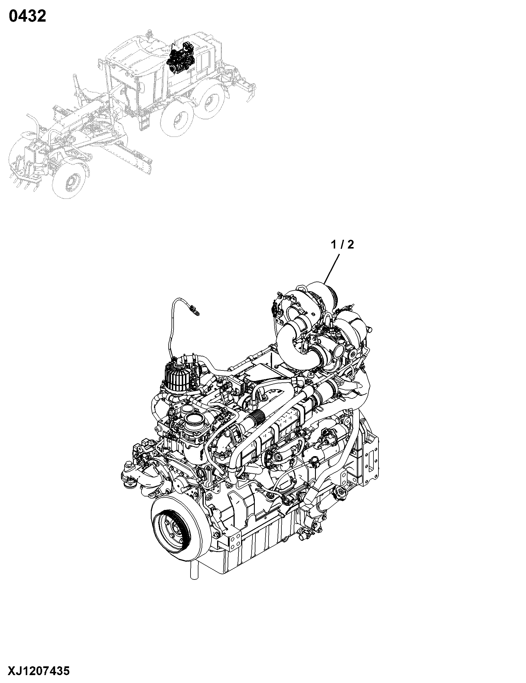 0432B Finish Assembly, Engine