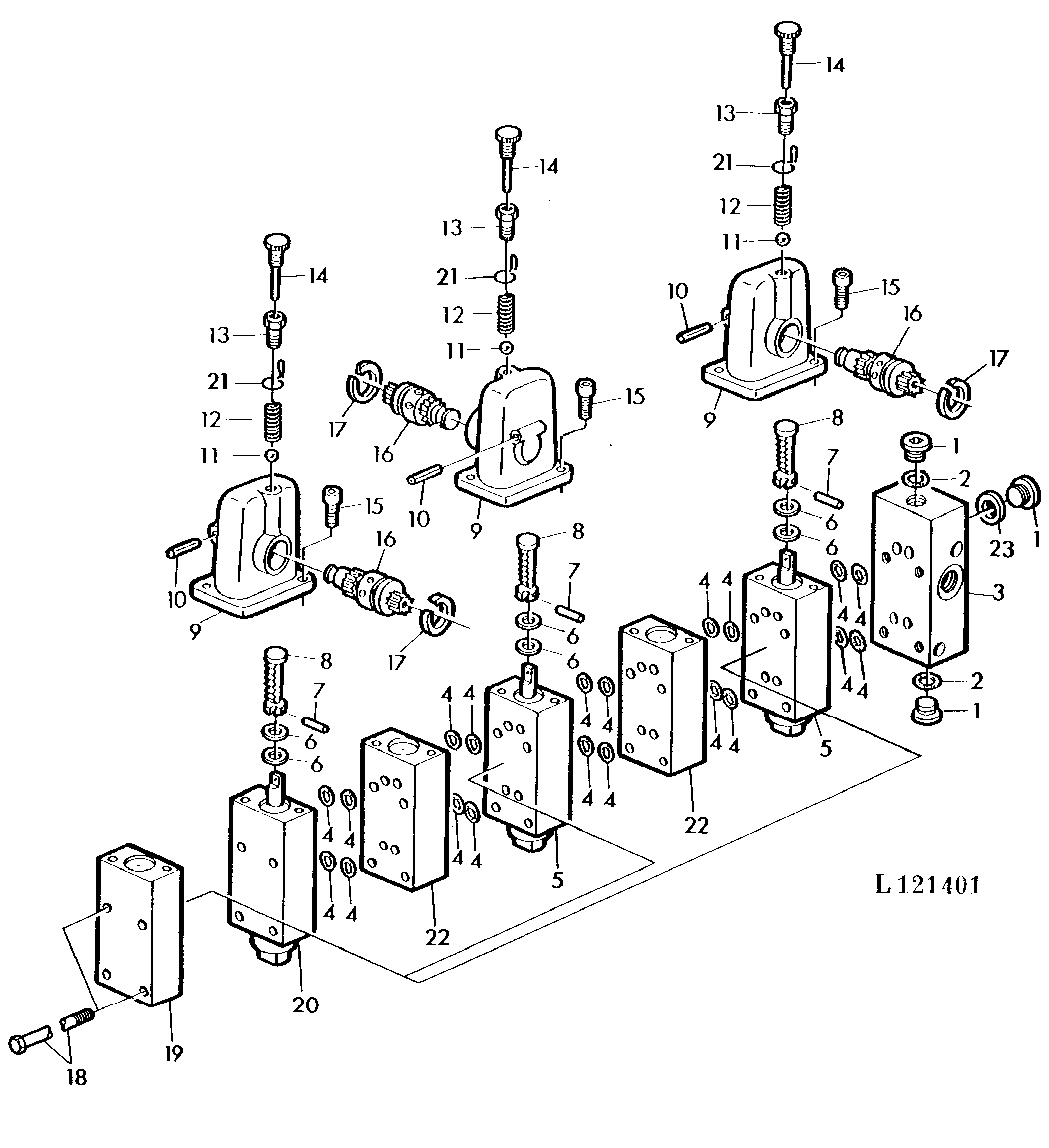 SINGLE-ACTING SELECTIVE CONTROL VALVE (SPOOL TYPE WITH CAB)