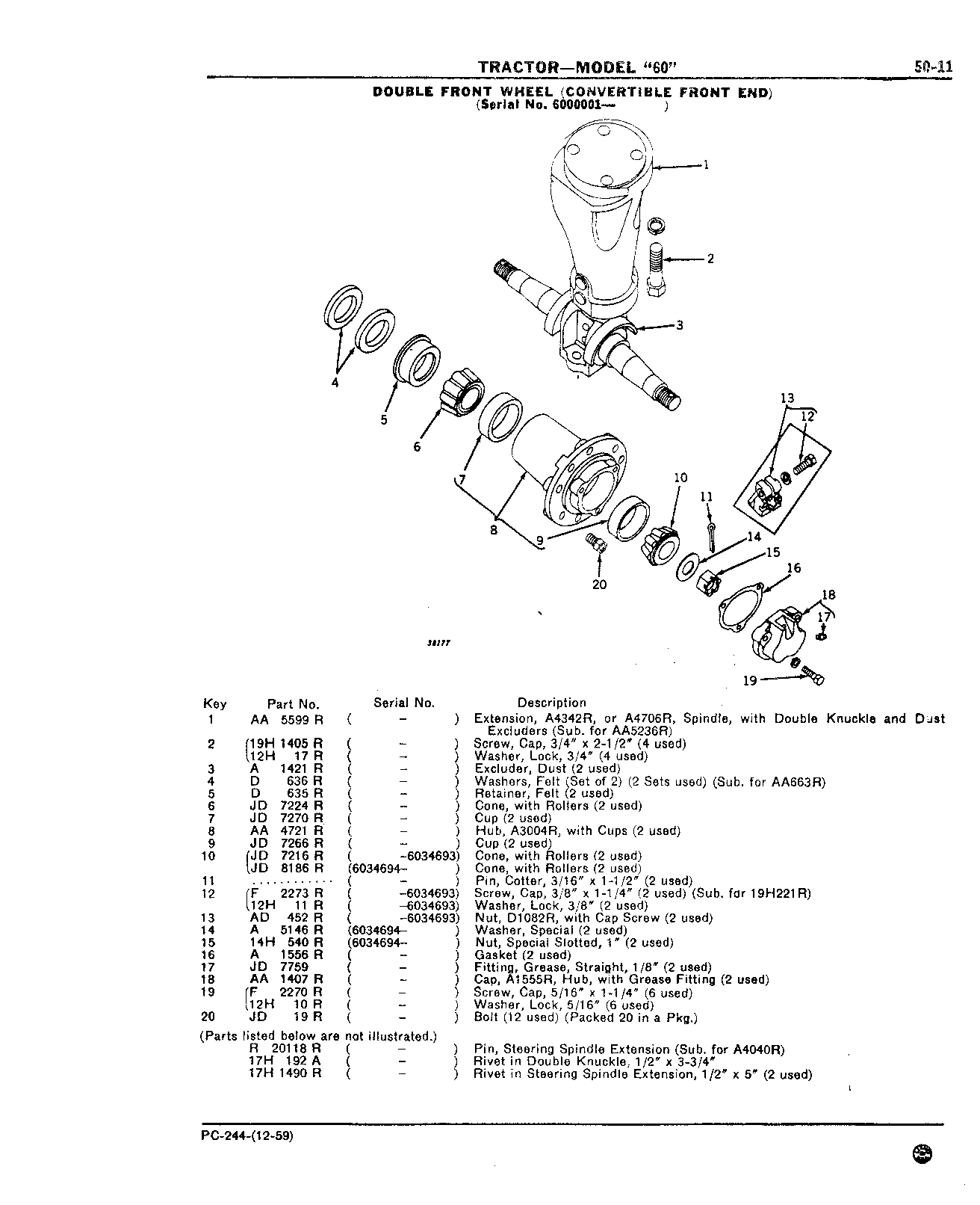 Section 50-Steering Mechanism, Front End Equipment,and Rear Wheels (Continued)