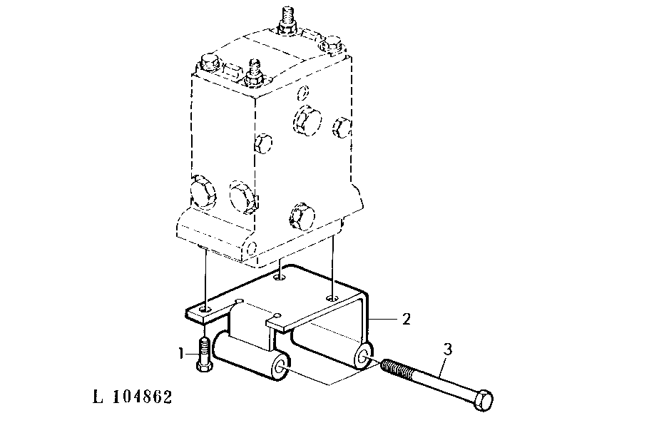 BRACKET FOR SELECTIVE CONTROL VALVES (POPPET TYPE)