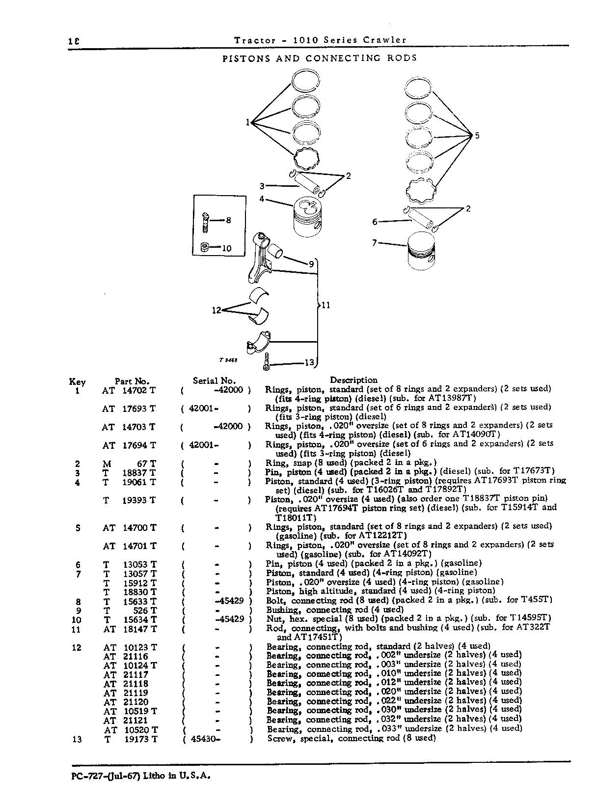 Bearings, connecting rod