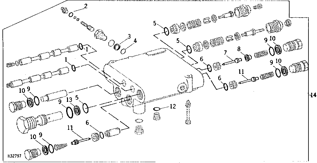 KIT, MAIN HYDRAULIC CONTROL VALVE ( - 620100)