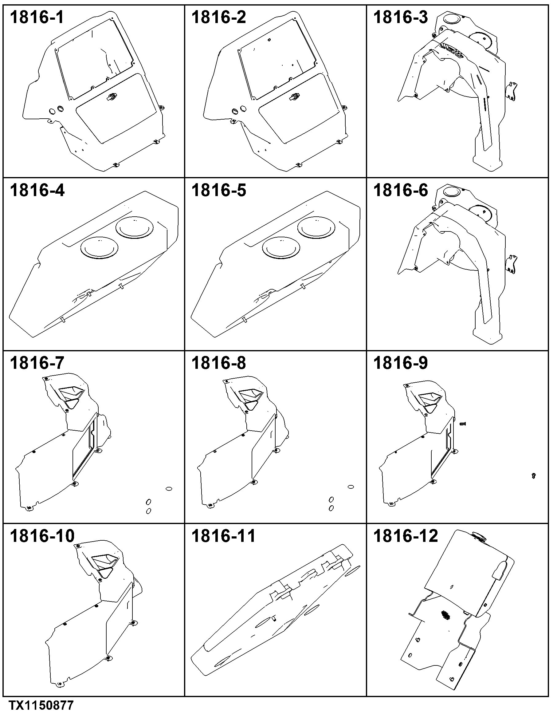 1816 Instrument and Control Mounting Structure