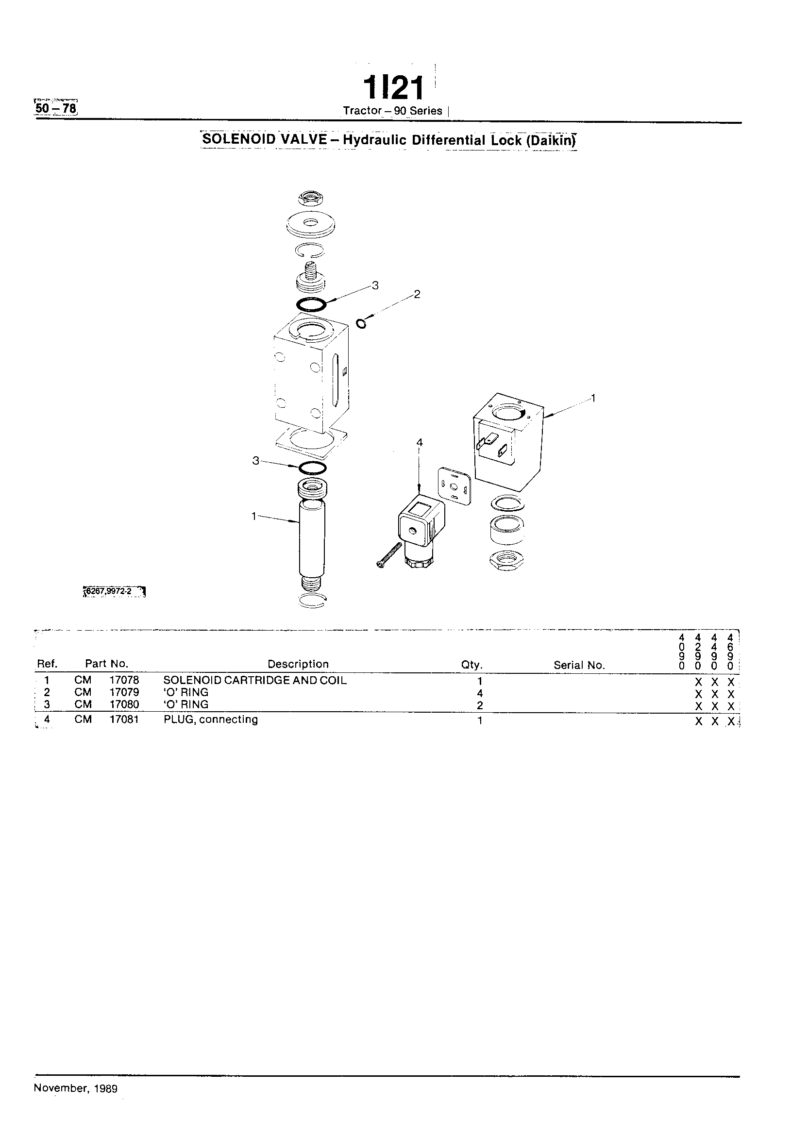 Power Train Solenoid Valve - Hydraulic Differential Lock