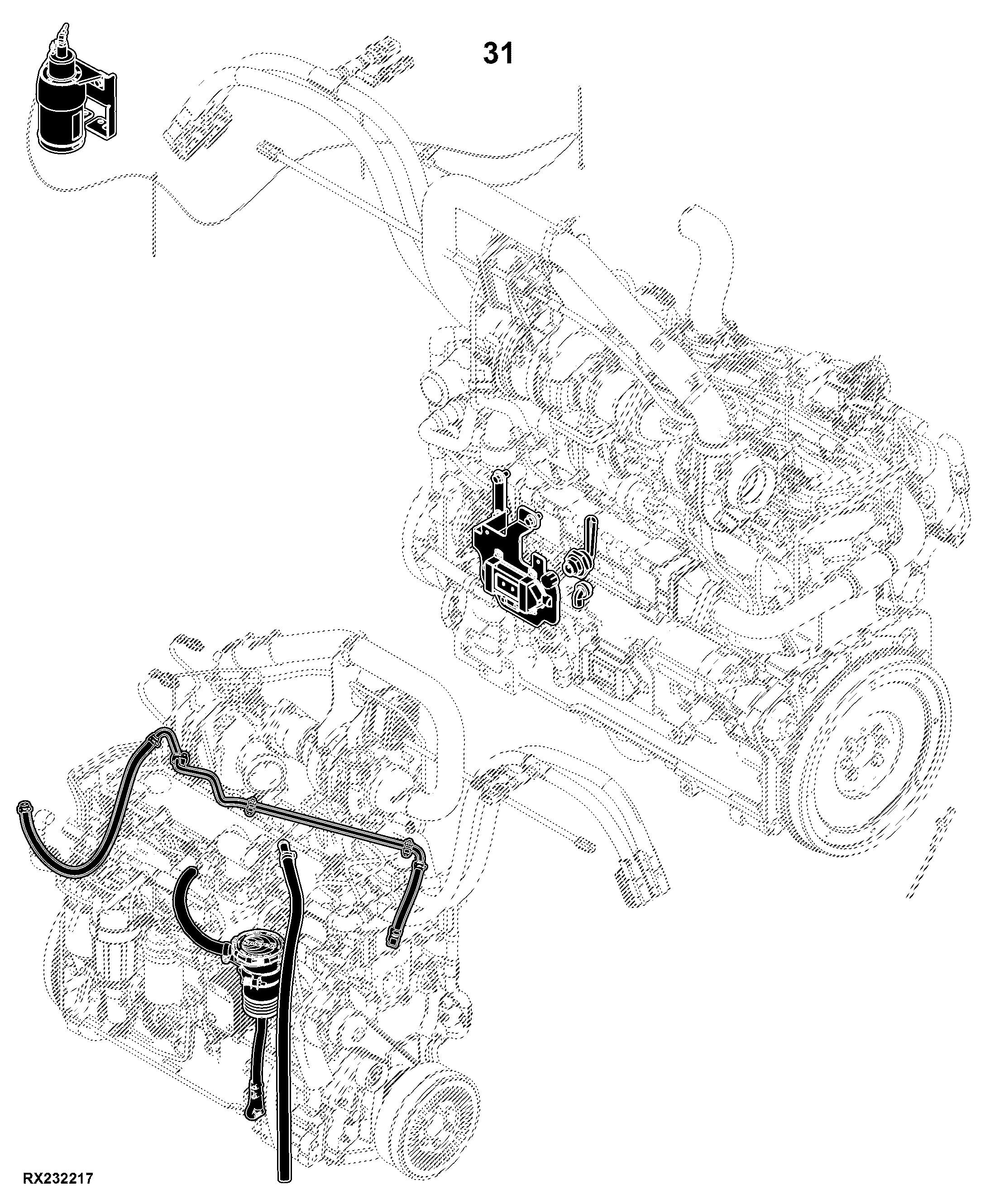 7290R Tractor (S.N. 080001-110100)(Worldwide Edition)