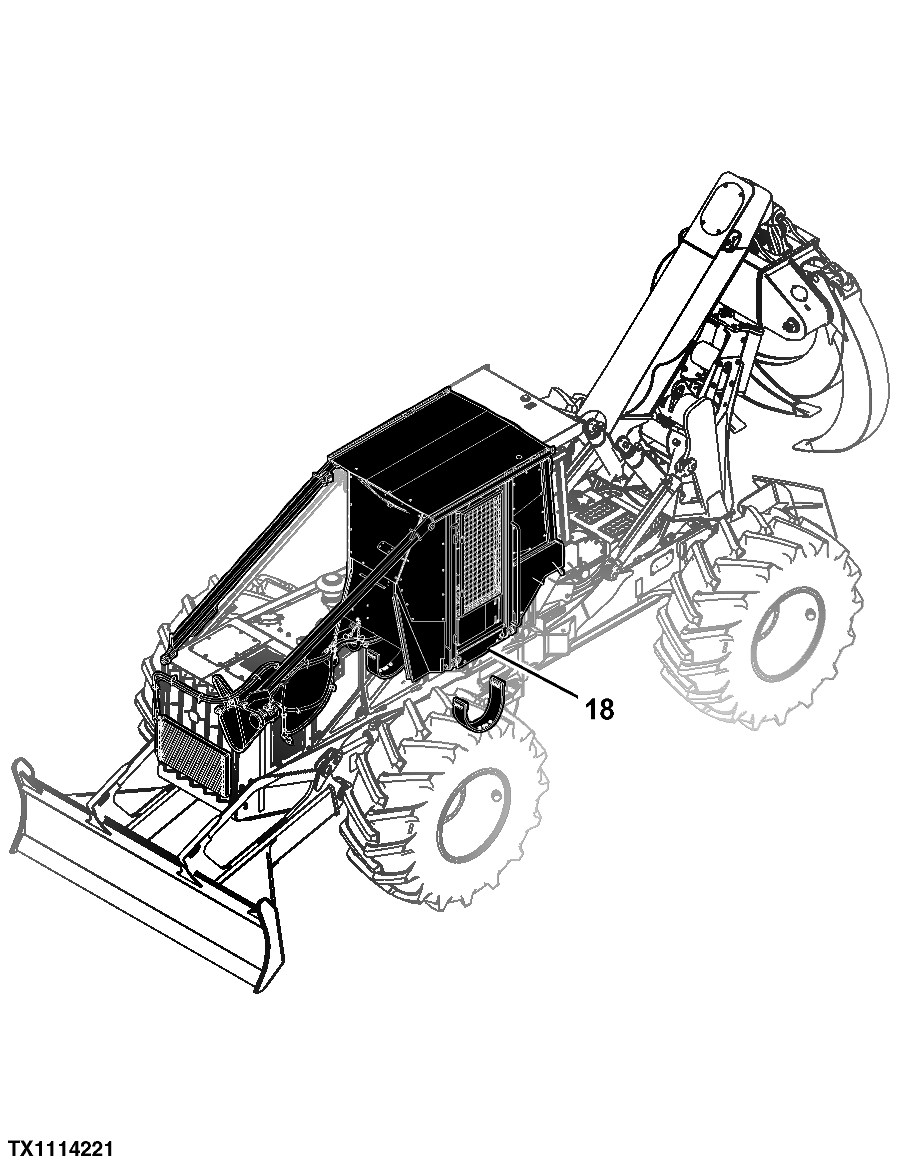 748H Cable and Grapple Skidder (PIN: 1DW748HX_ _C630436 - C666892) (PIN: 1DW748HX_ _D630436 - D666892)