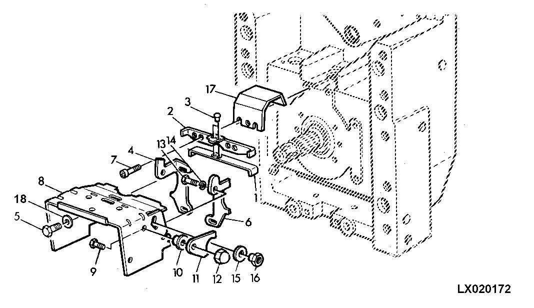 FOLDABLE GUARD FOR REVERSIBLE OR SHIFTABLE REAR PTO