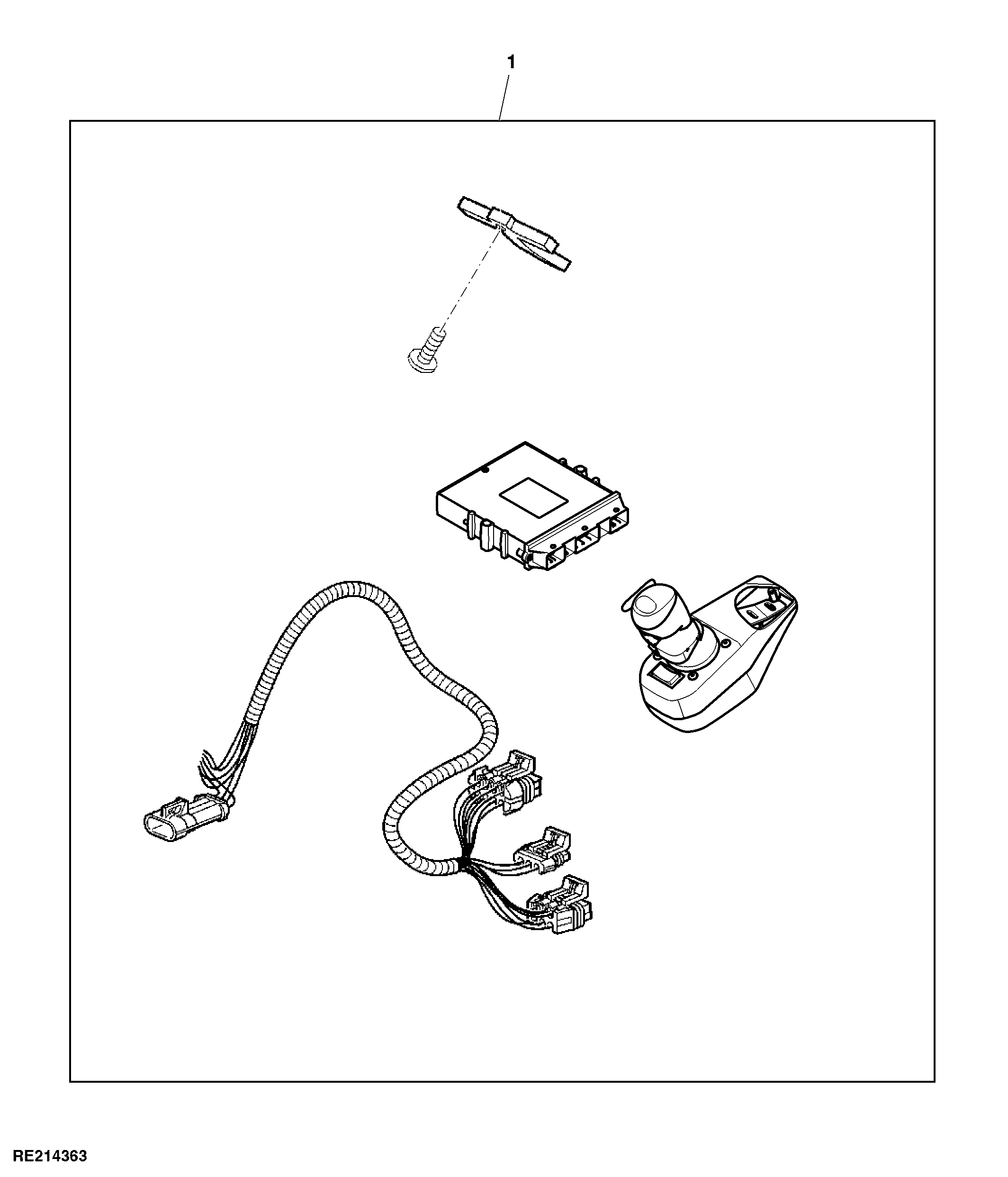 Attachment, Auxiliary Valve Stack, Joystick and Controller, IVT™