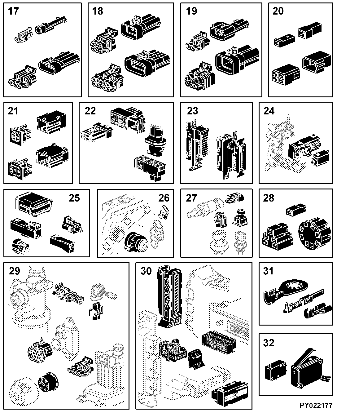 43 ELECTRICAL COMPONENTS / CONTROL UNITS AND MISCELLANEOUS SMALL PARTS