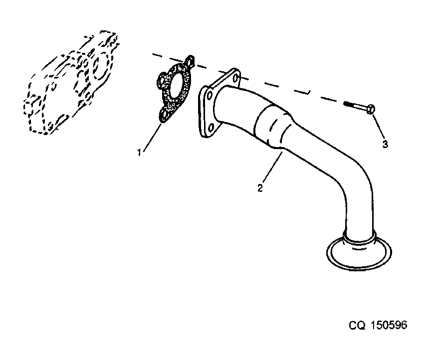 ADMISION DE LA BOMBA DE ACEITE - MOTOR 7.6L