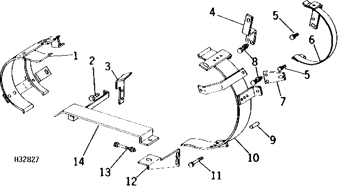 SEPARATOR AND UNLOADING AUGER DRIVE BELT GUIDES