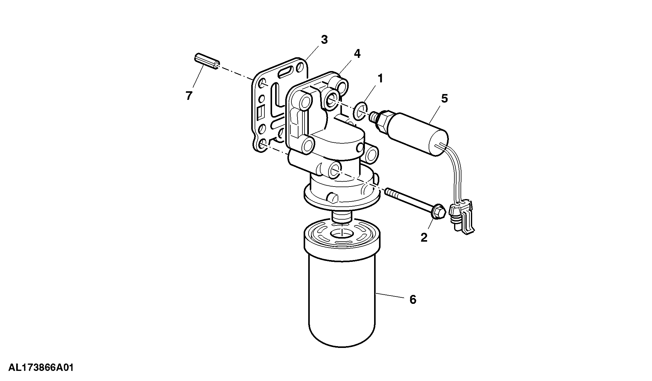 Transmission Oil Filter, PowrQuad™, W/ Mechanical Reverser Control