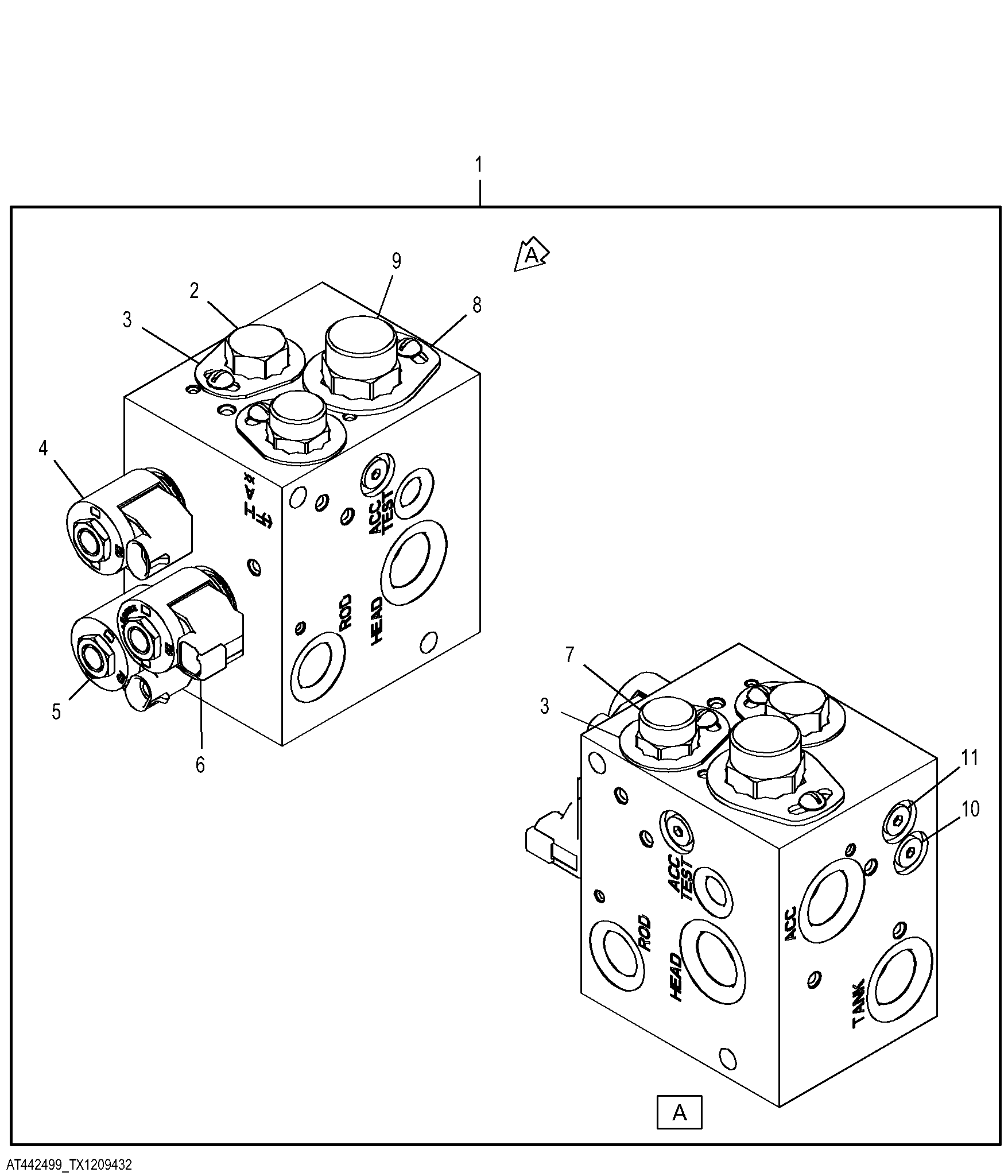 Hydraulic Actuated Control Valve, Ride Control Valve