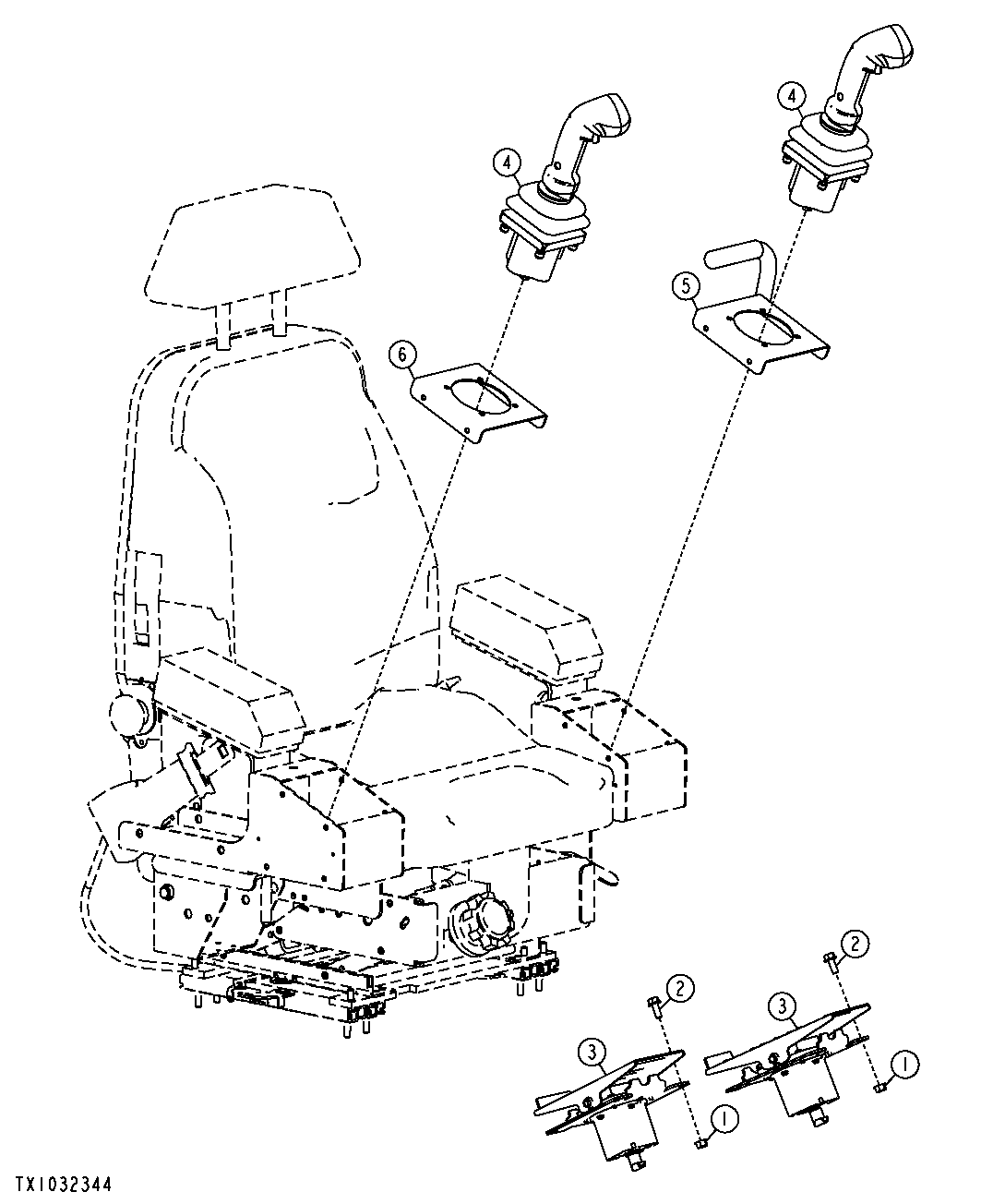ELECTRICAL SYSTEM - JOYSTICKS / CONTROL LEVERS