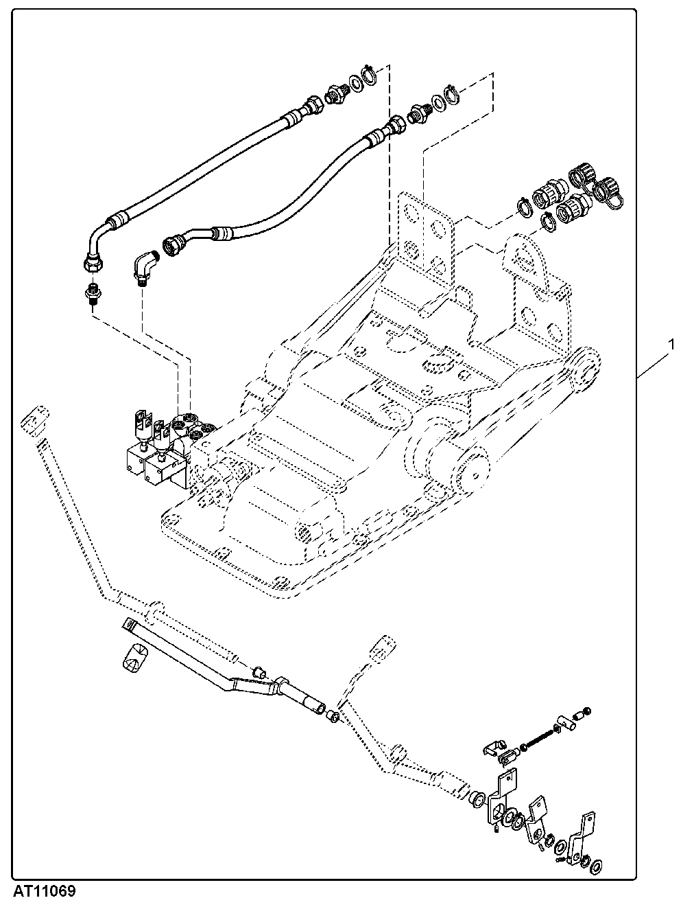 LINES FOR SELECTIVE CONTROL VALVE, KIT