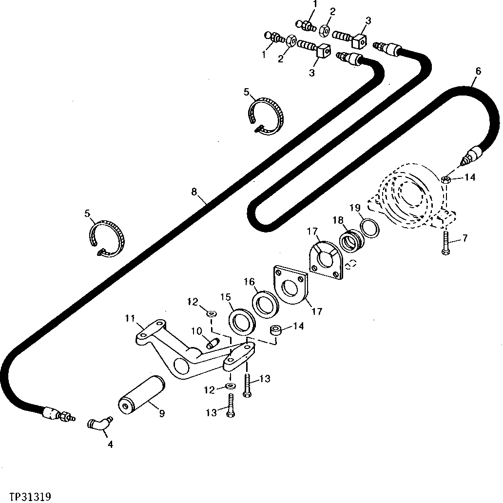 DIFFERENTIAL SUPPORTS AND LUBRICATION LINES