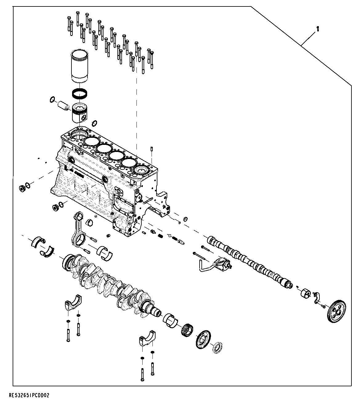 9901 (SHORT BLOCK ASSEMBLY)