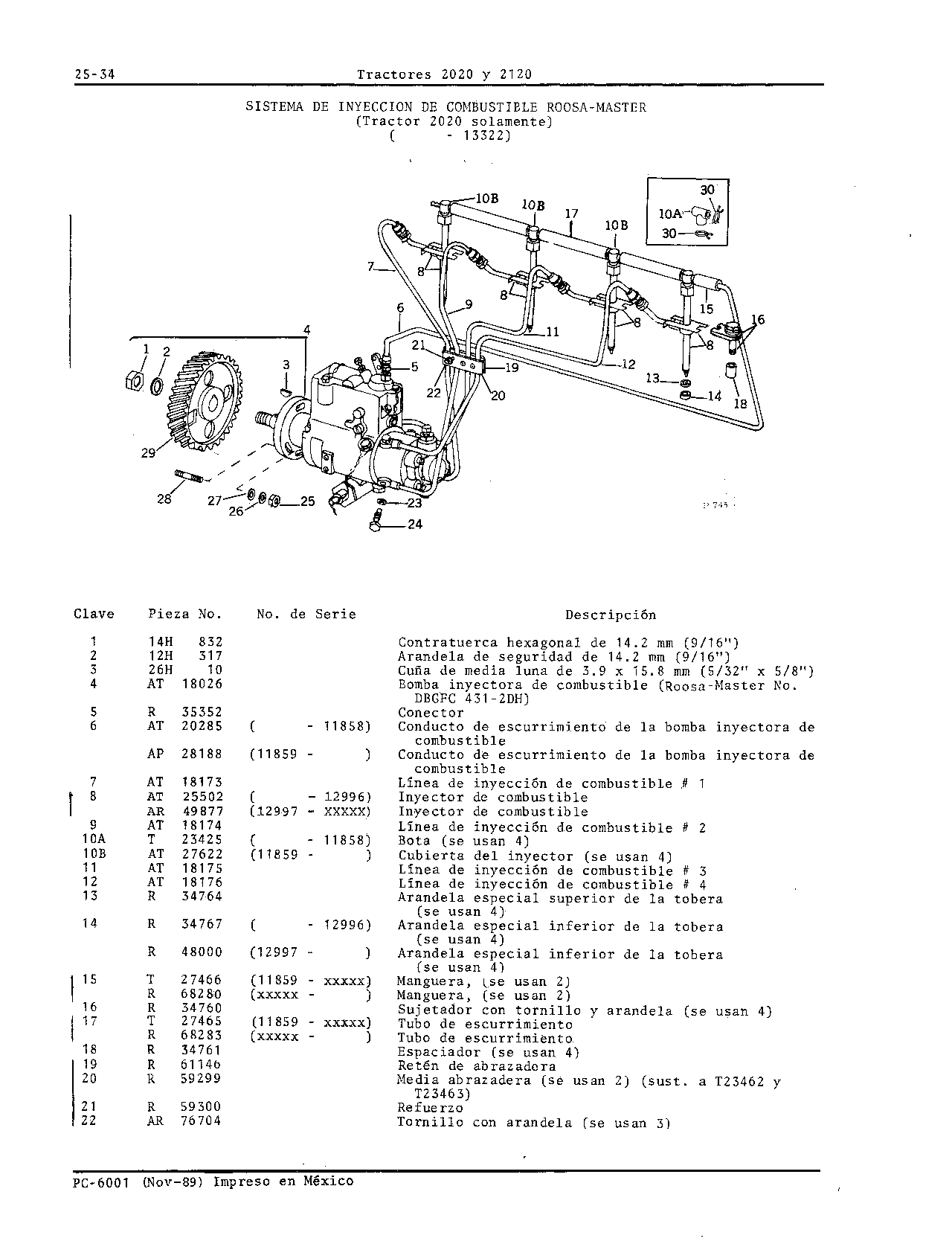 Sistema de Inyeccion de Combustible Roosa-Master
