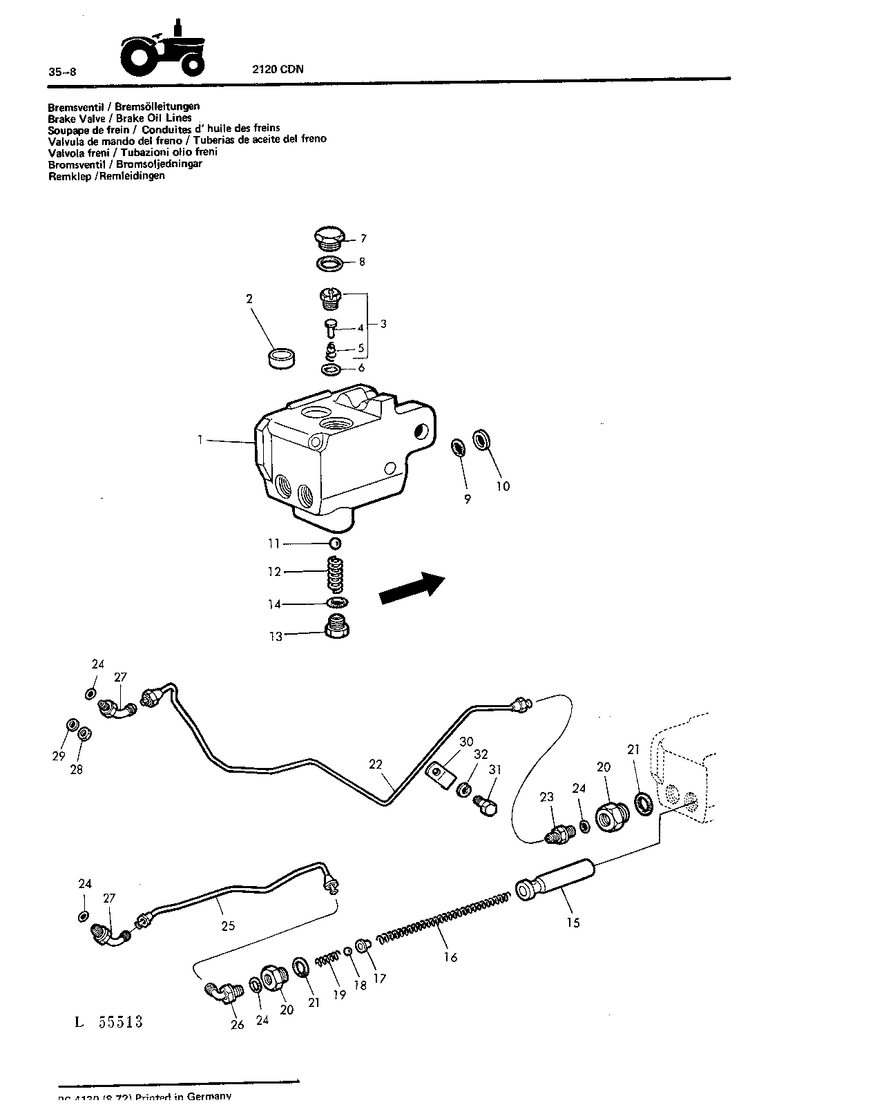 Brake Valve / Brake Oil Lines