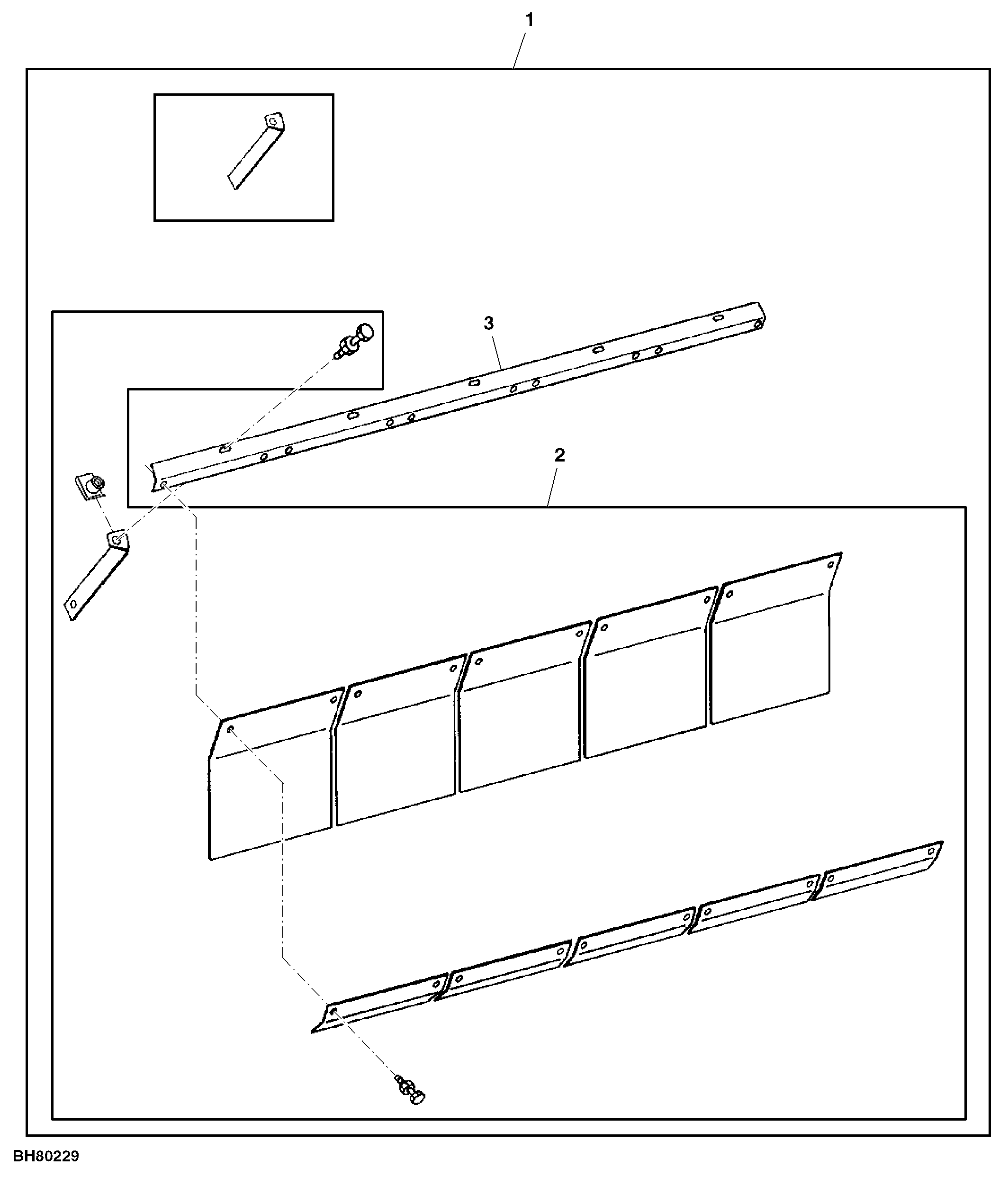 Beater Curtain, Wide, Attachment