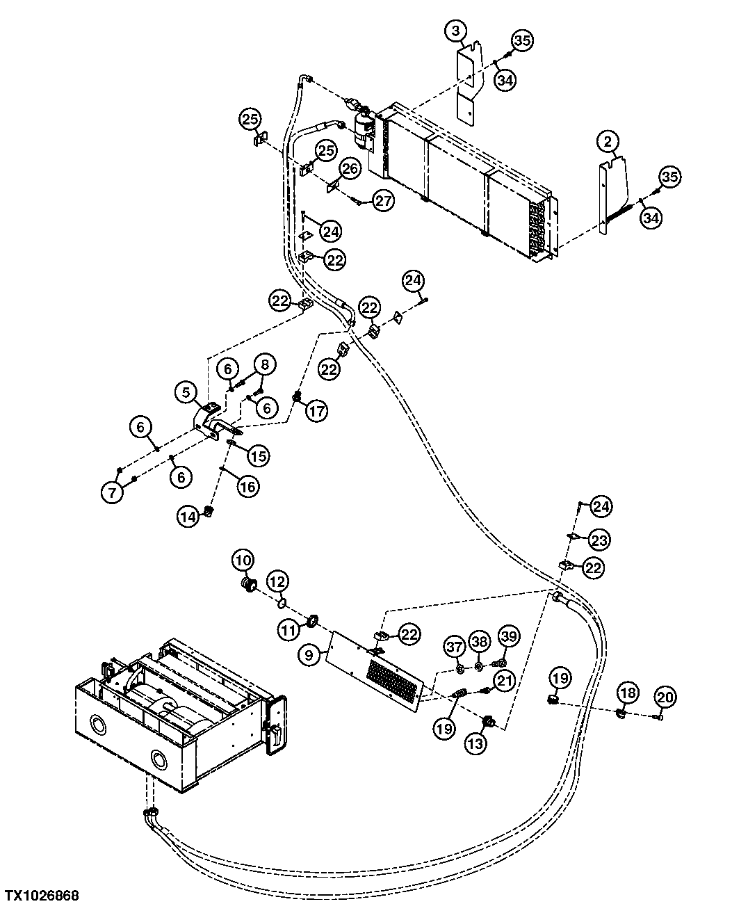 Air Conditioning Condenser Attaching Hardware