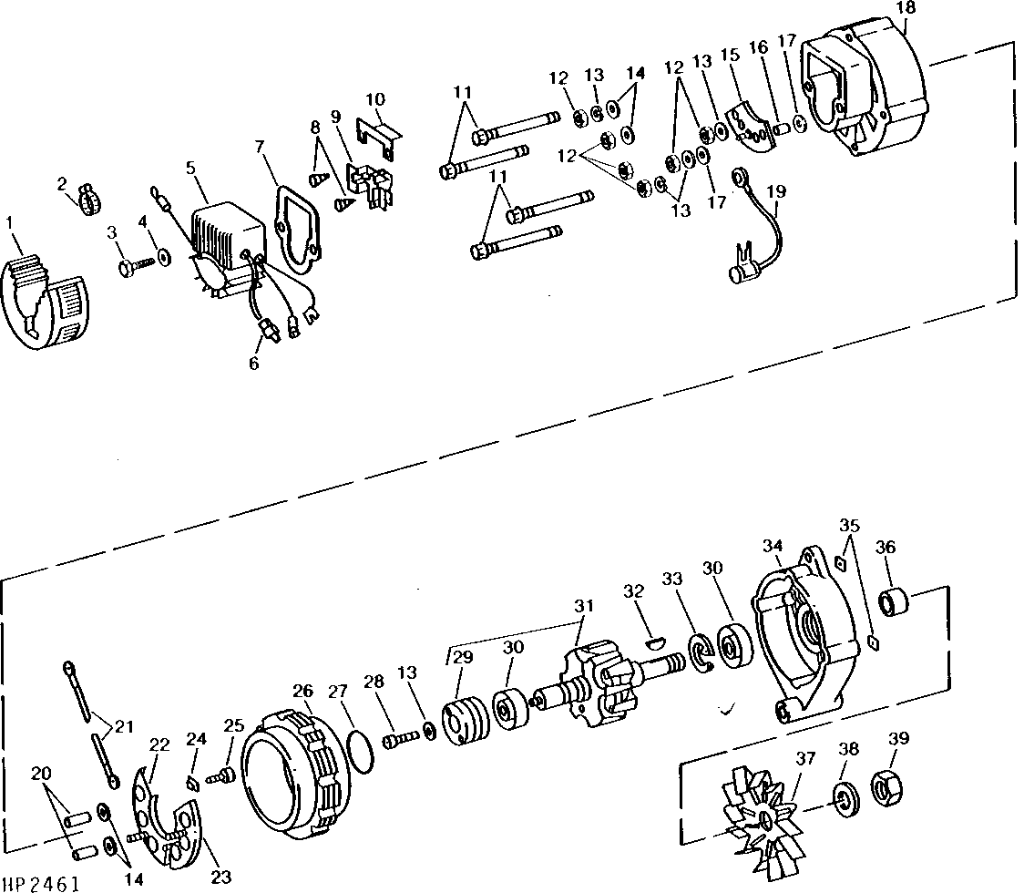 ALTERNATOR AND VOLTAGE REGULATOR (72 AMP) ( - 600000)