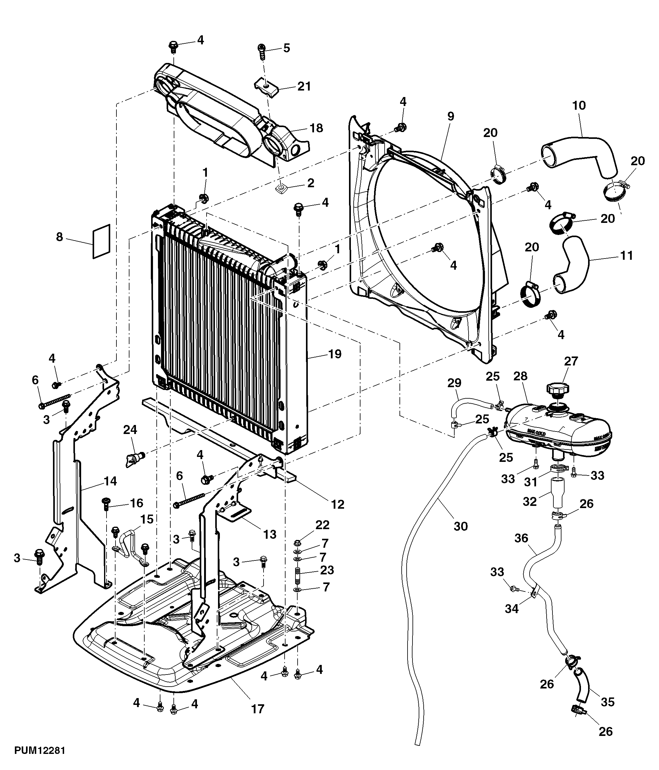 Radiator, Fan and Shroud, Cooling System Parts