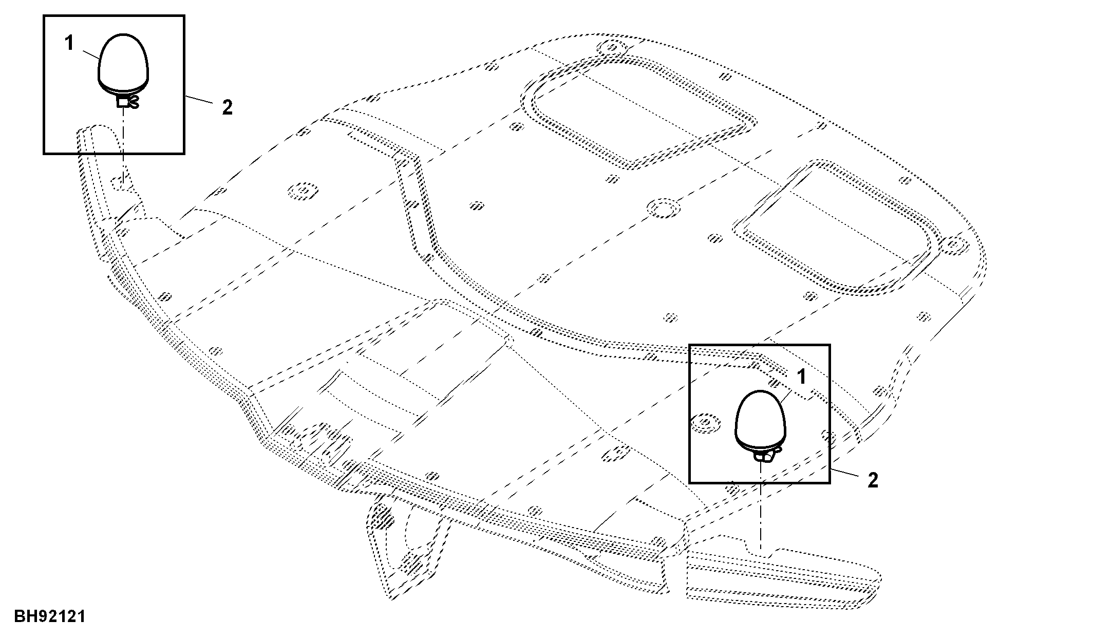 Beacon, Revolving Light, Attachment