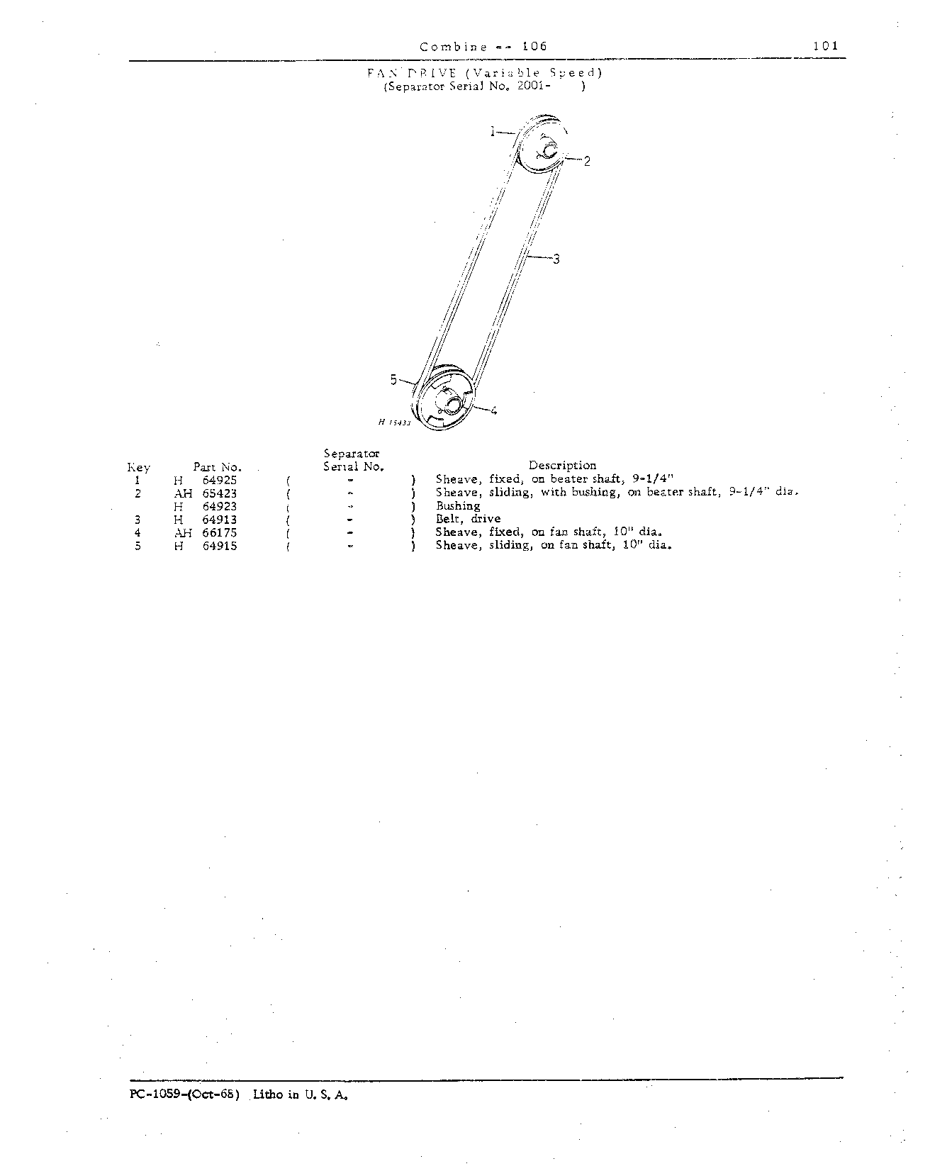 Drives and Separator Shields (Continued)