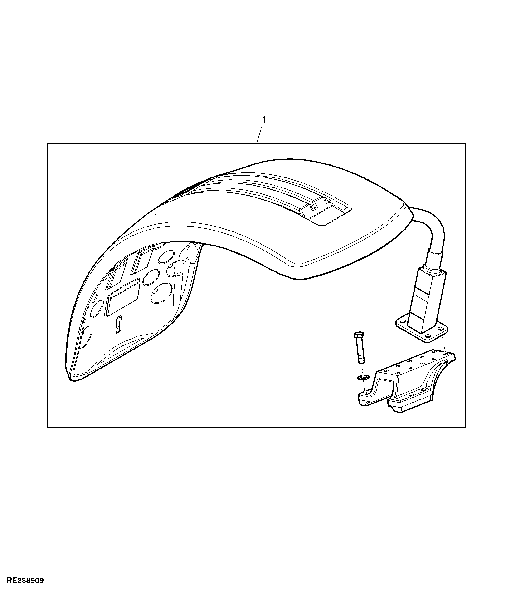 Attachment, Deluxe Pivot Front Fender