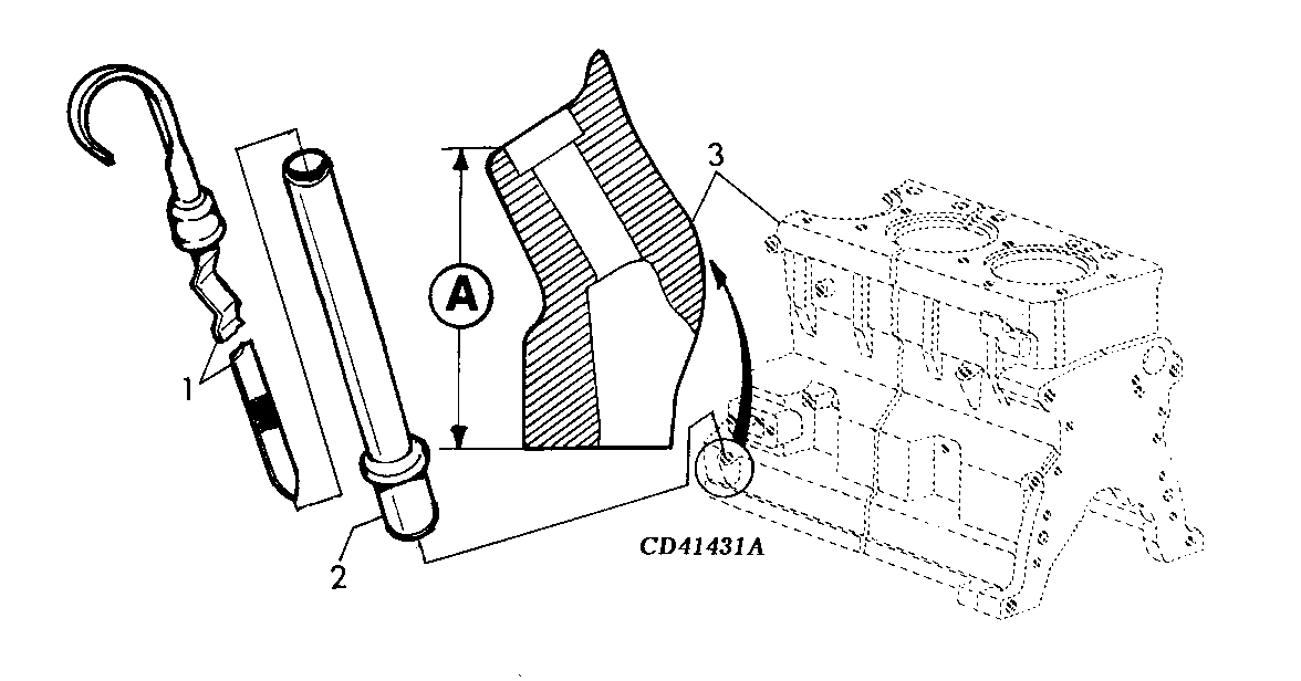 OIL DIPSTICK/GUIDE