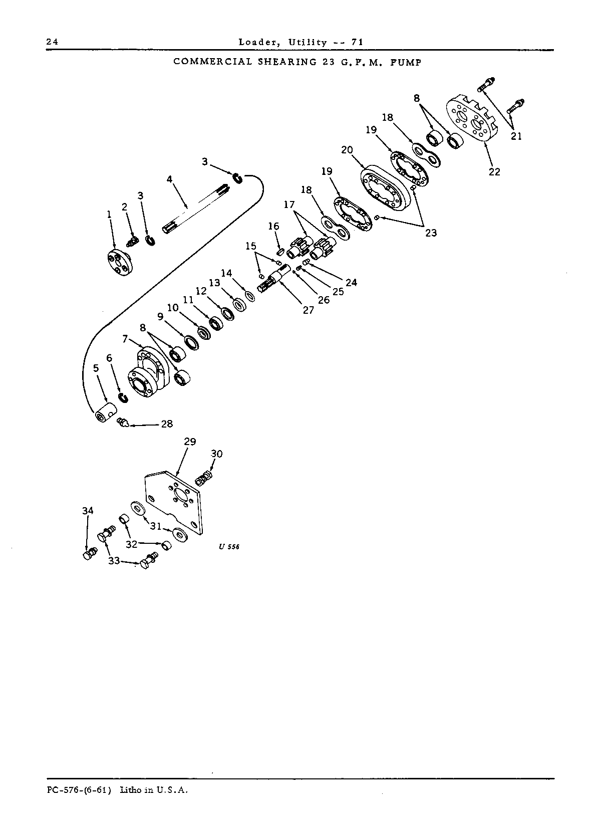 Commercial Sheraing 23 G.P.M. Pump