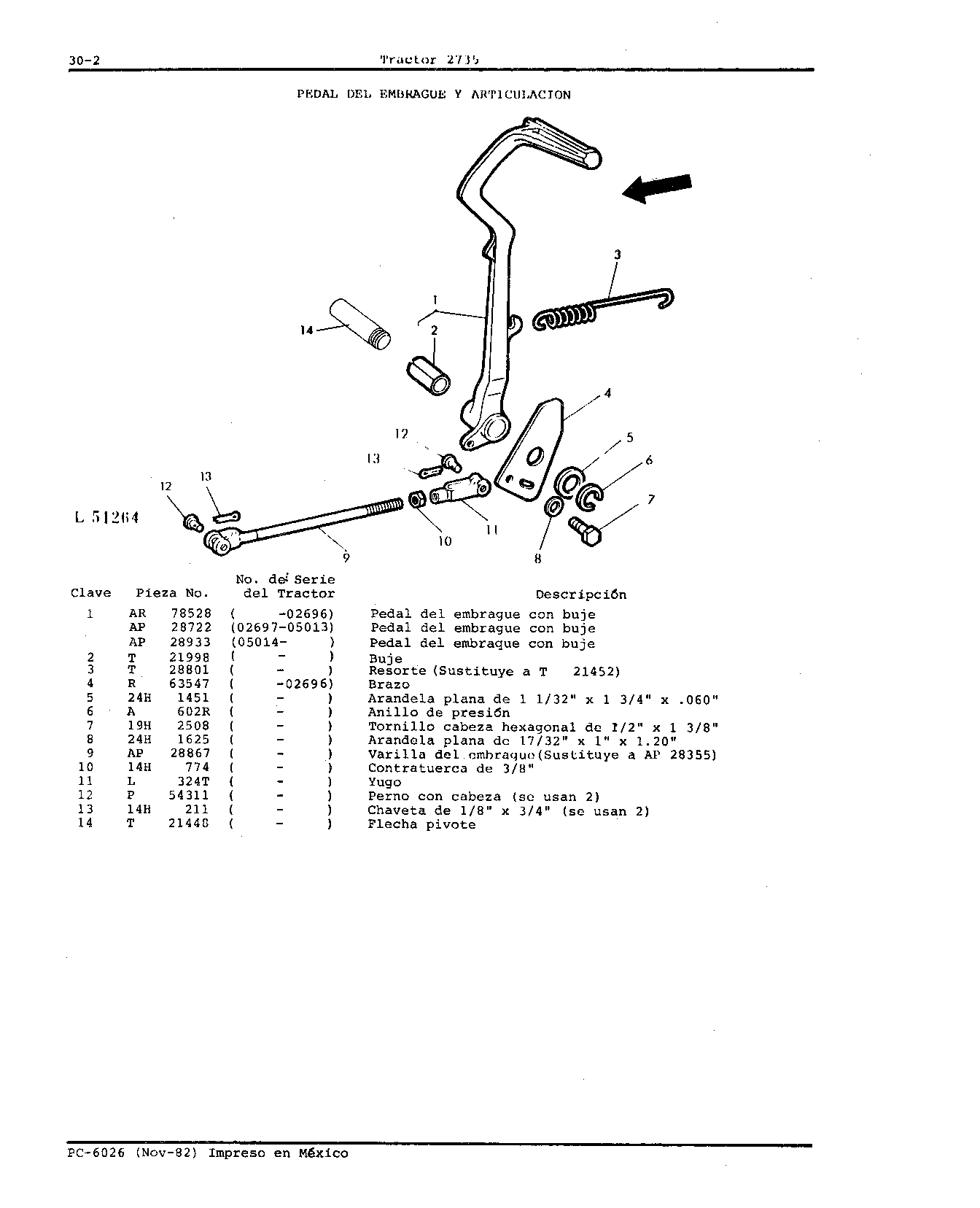 Embrague Pedal
