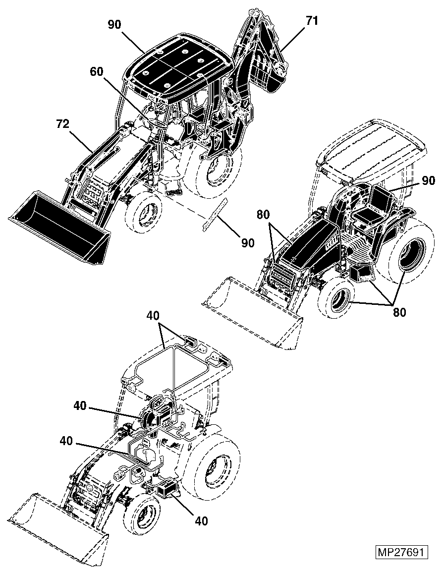 110 Tractor Loader Backhoe (Worldwide Edition)